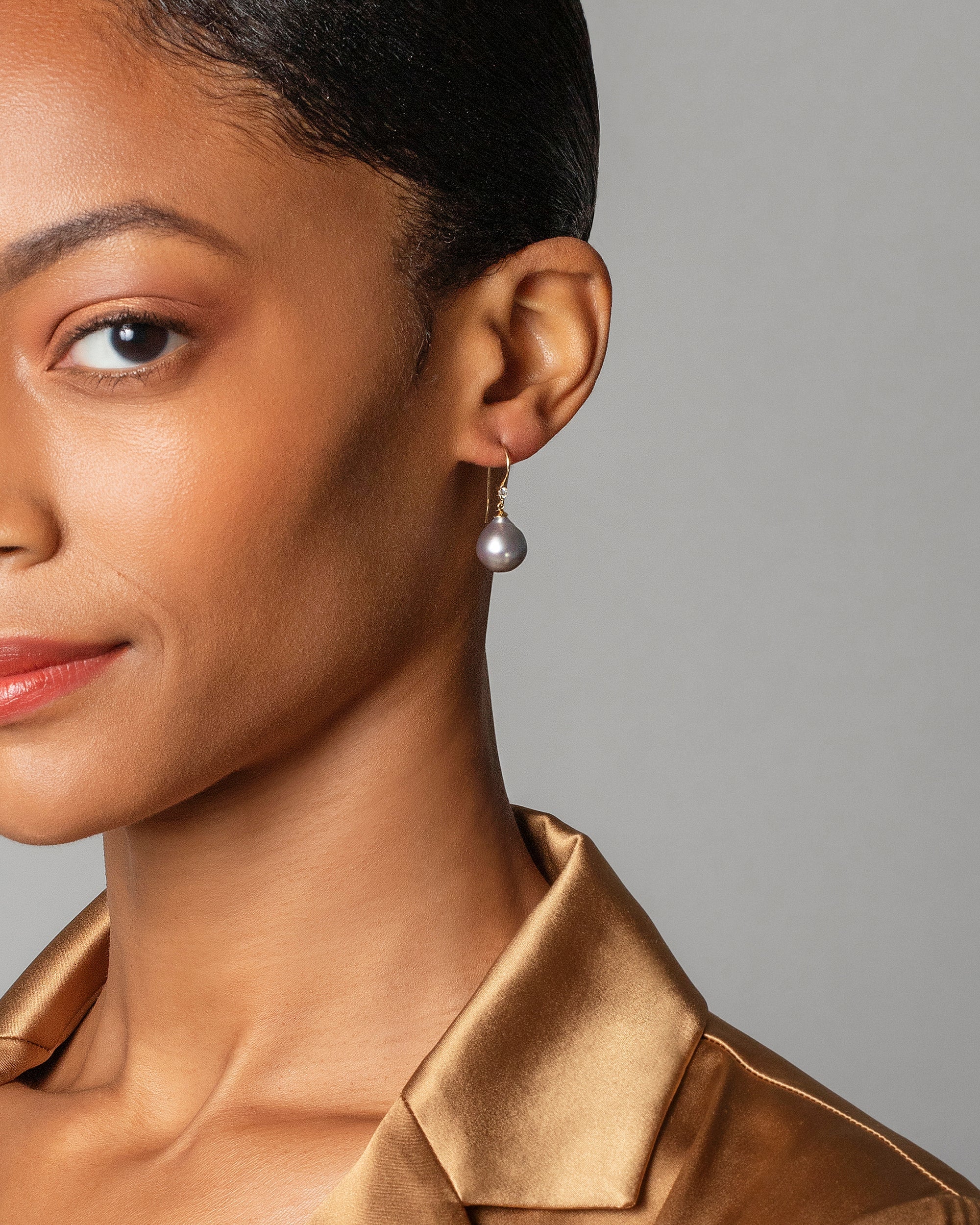 Moon Drop Earrings - Image 4