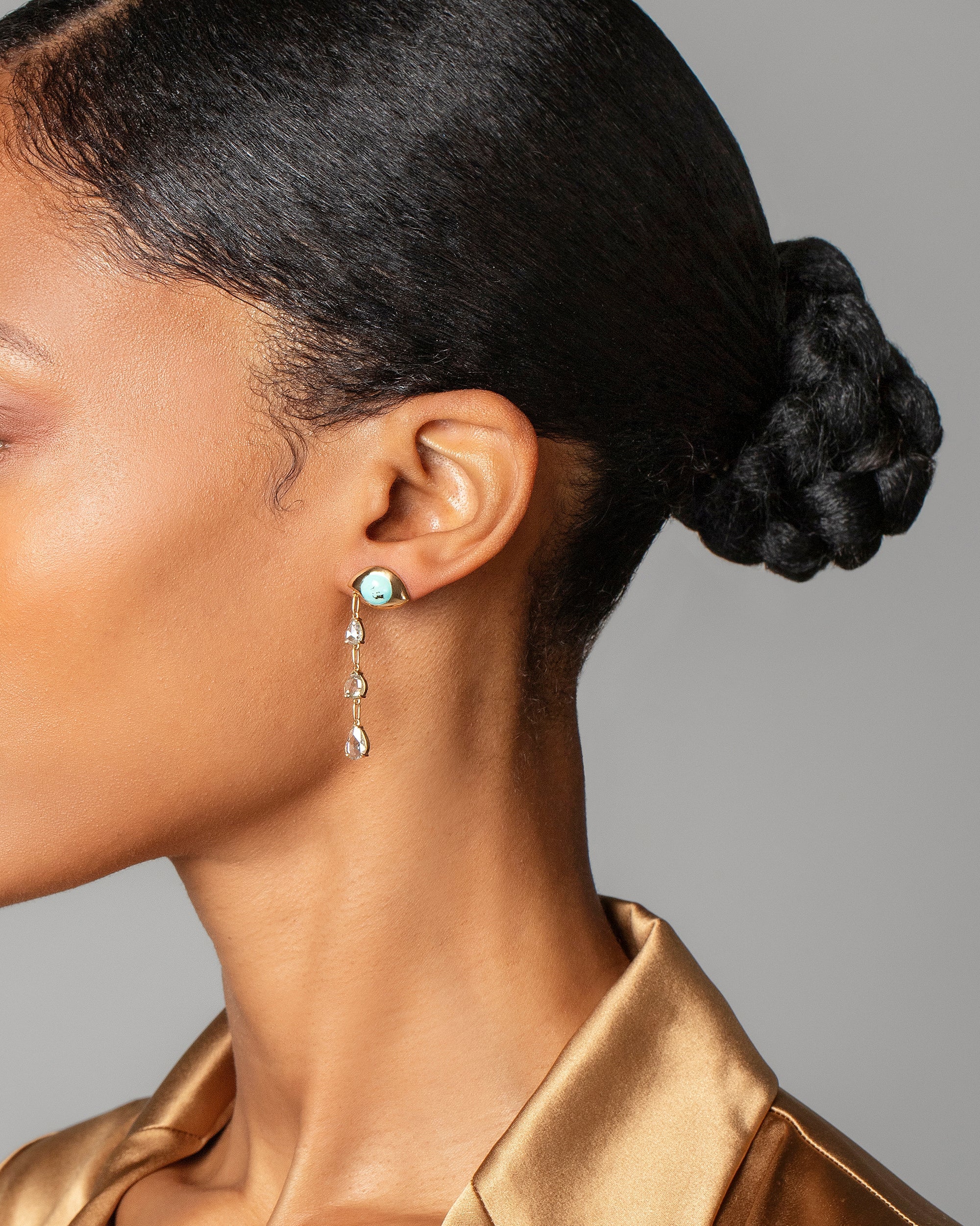 Turquoise Transformation Earrings - Image 2