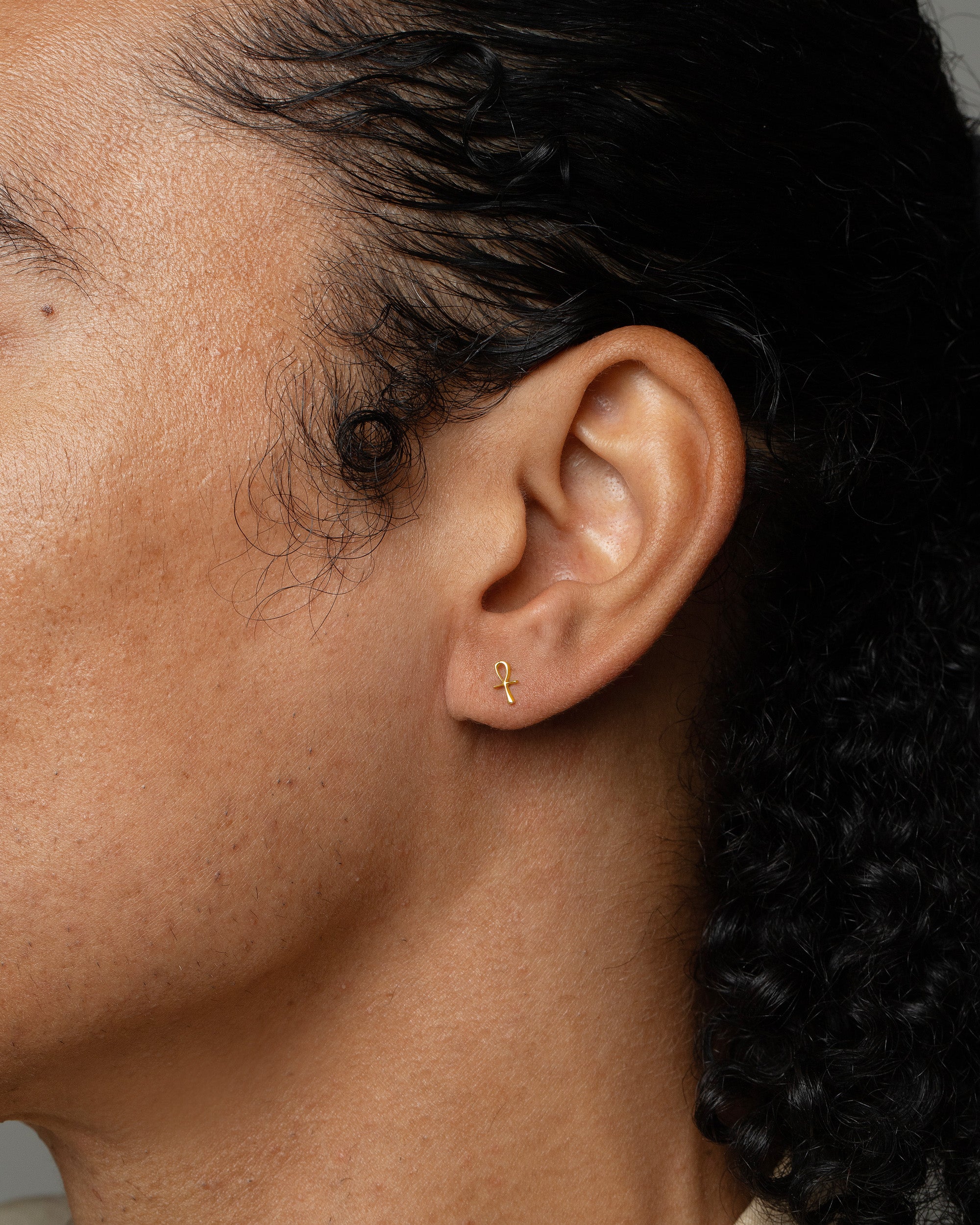 Ankh Stud Earring Single - Image 4