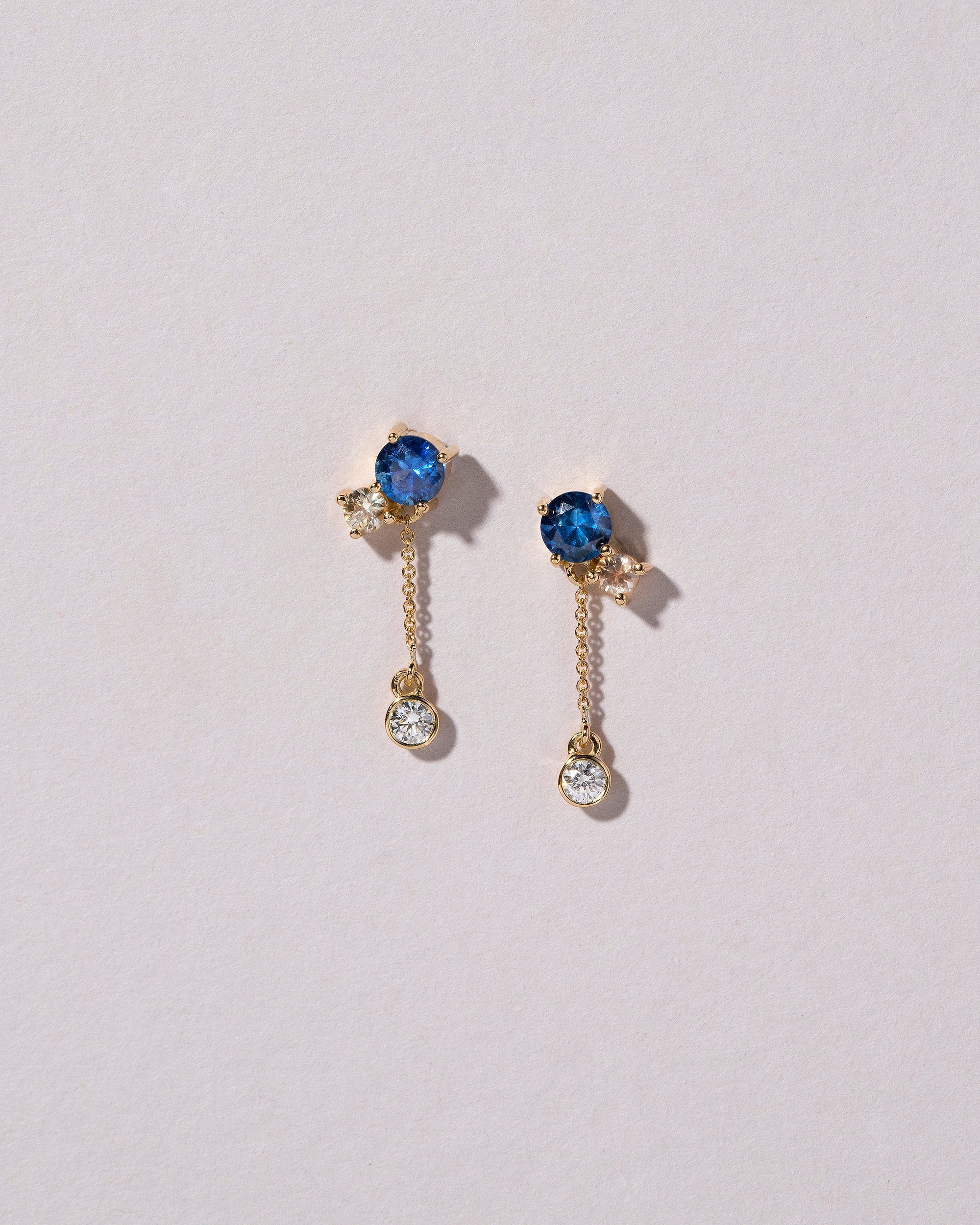 Aster Earrings - Sapphire - Image 3