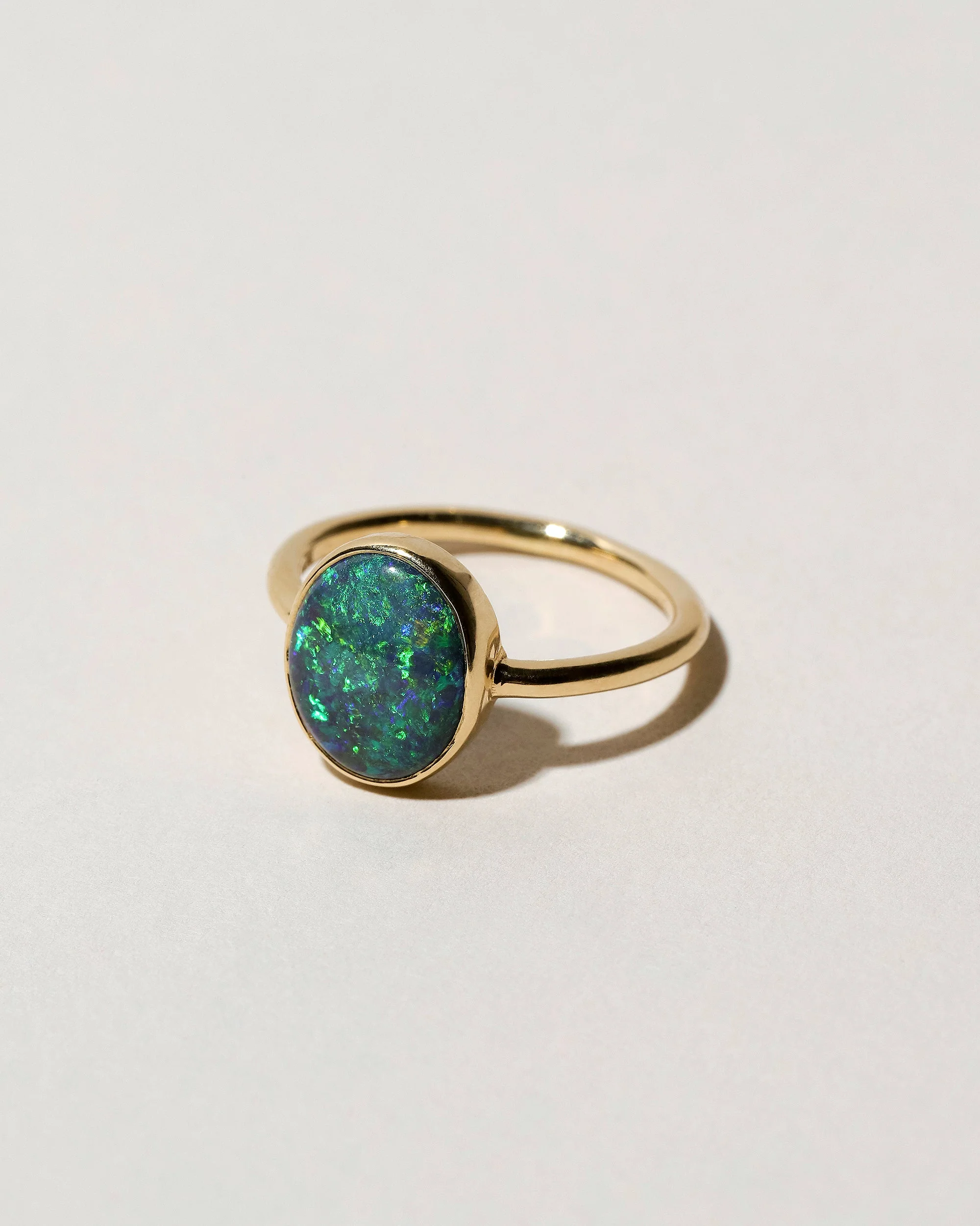 Australian Black Opal Ring - Image 2