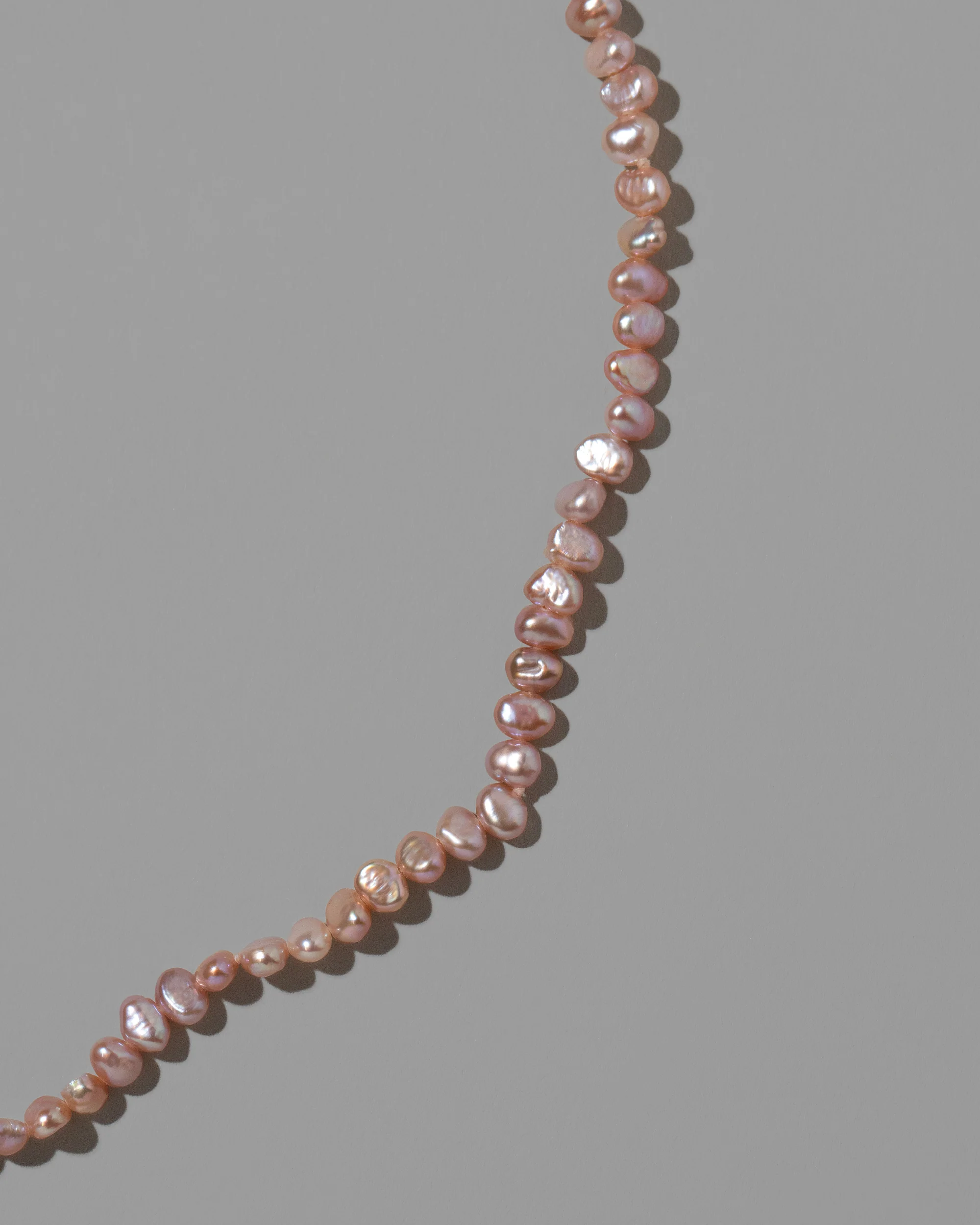 Pink Baroque Pearl Necklace - Image 2
