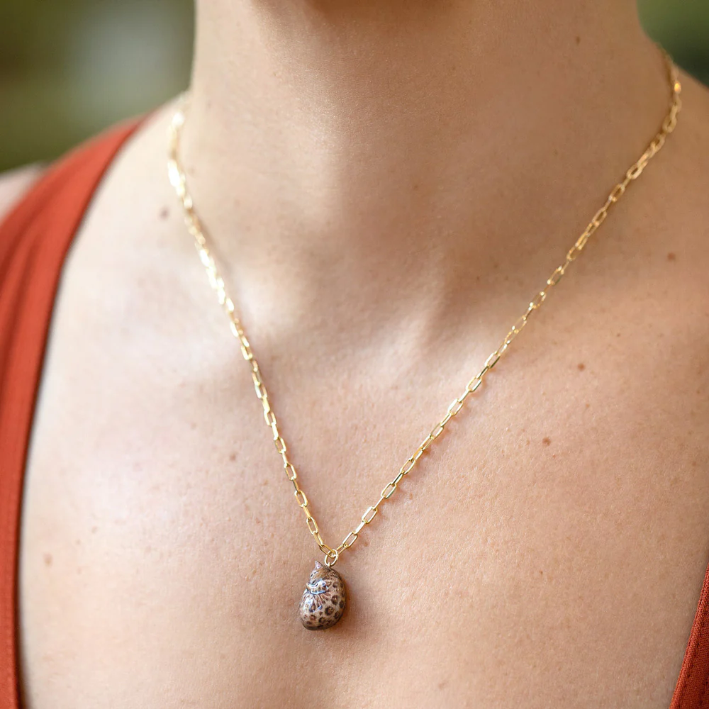 Beveled Oval Chain Necklace - Image 11