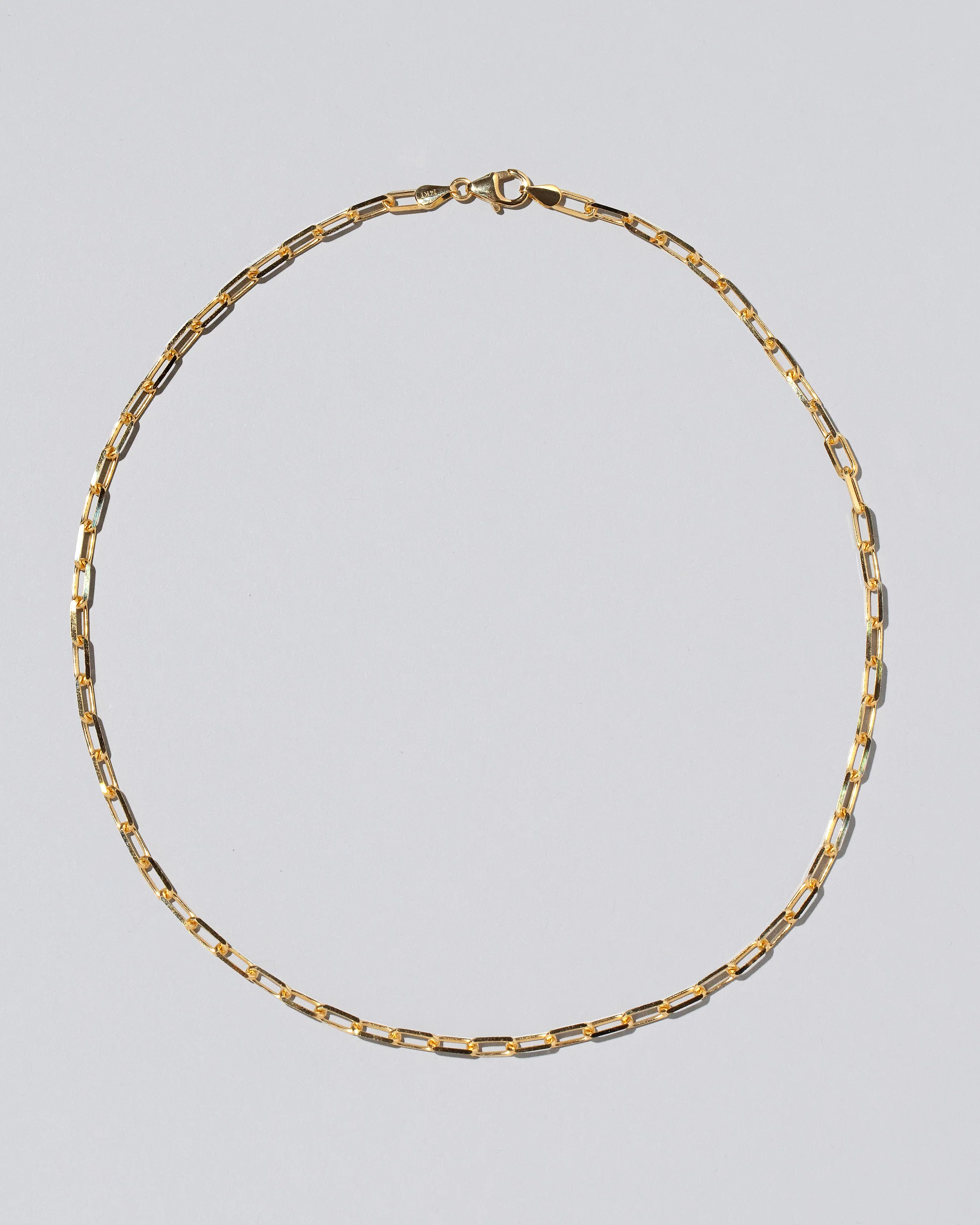 Beveled Oval Chain Necklace - Image 8