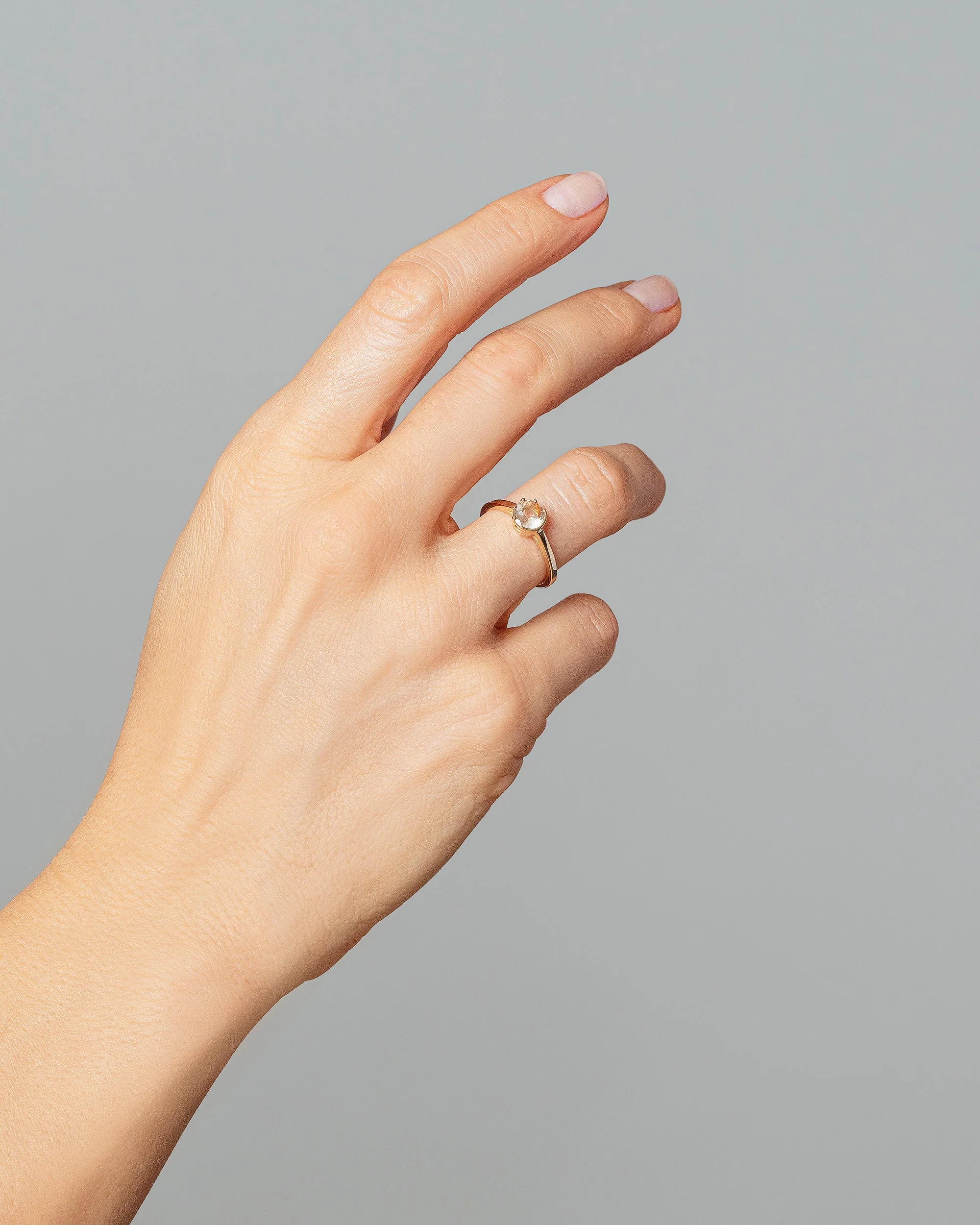 Sun & Moon Ring - Bicolor Yellow Sapphire - Image 2