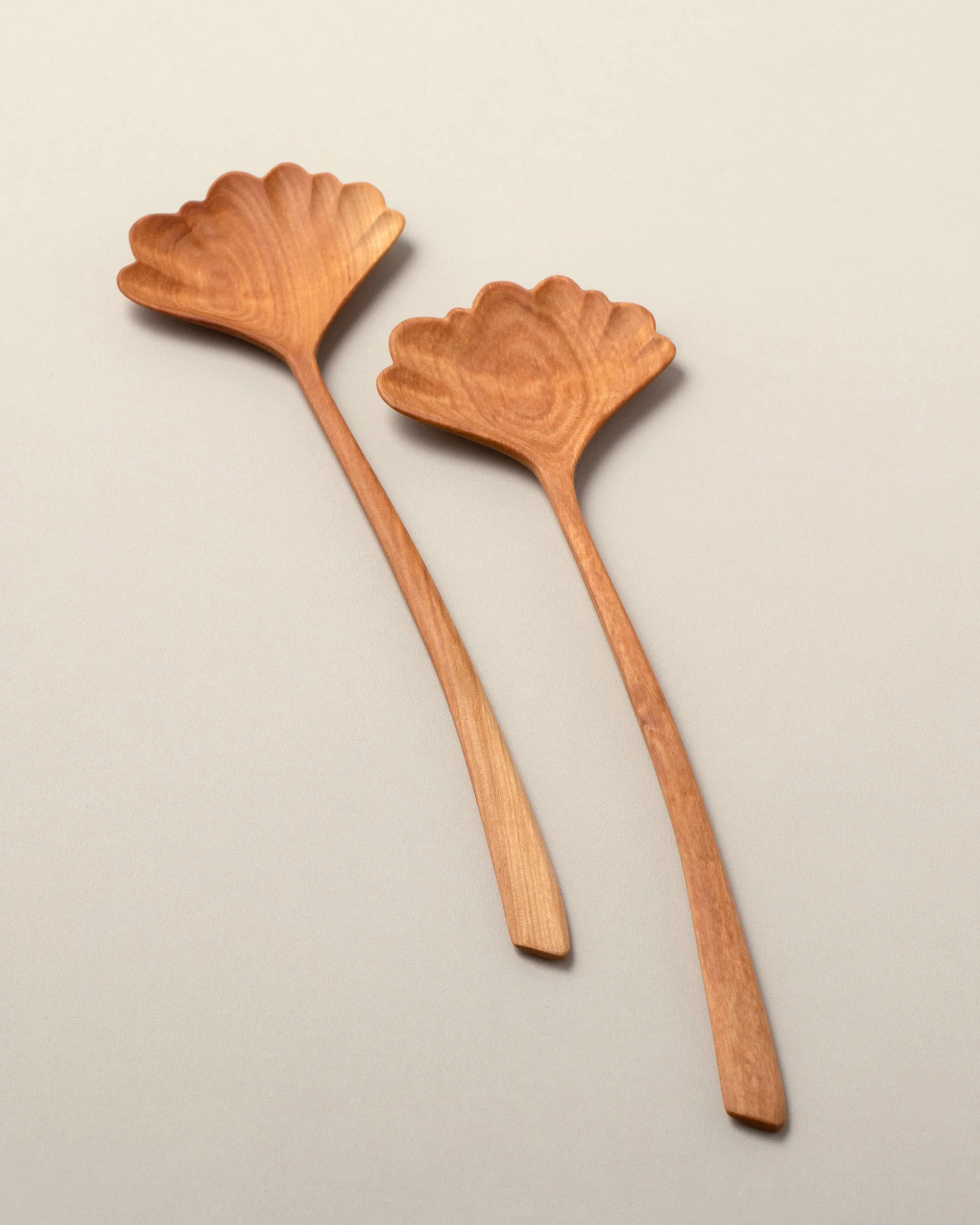 Birch Ginkgo Leaf Servers - Image 3