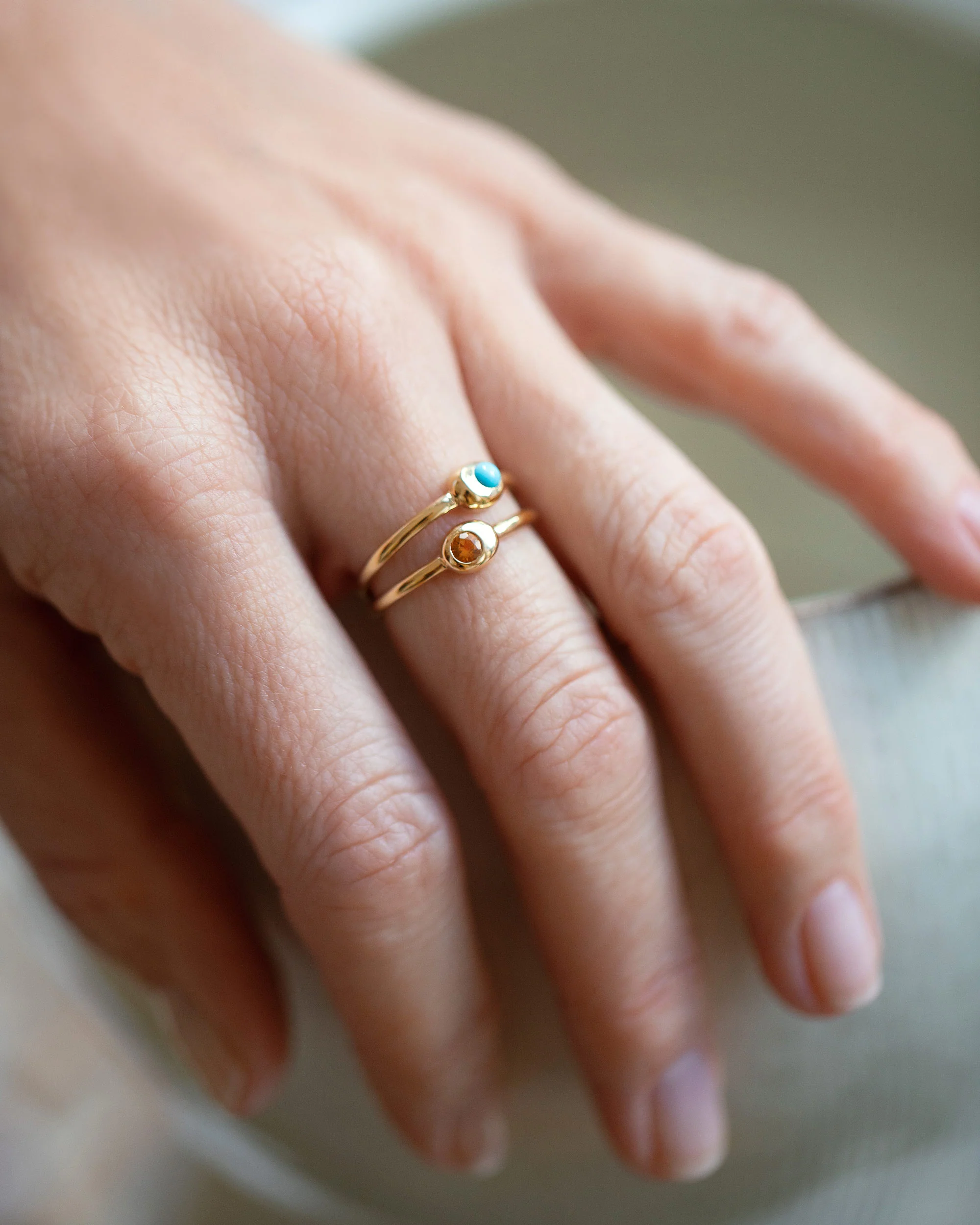 Birthstone Level Ring - Image 6