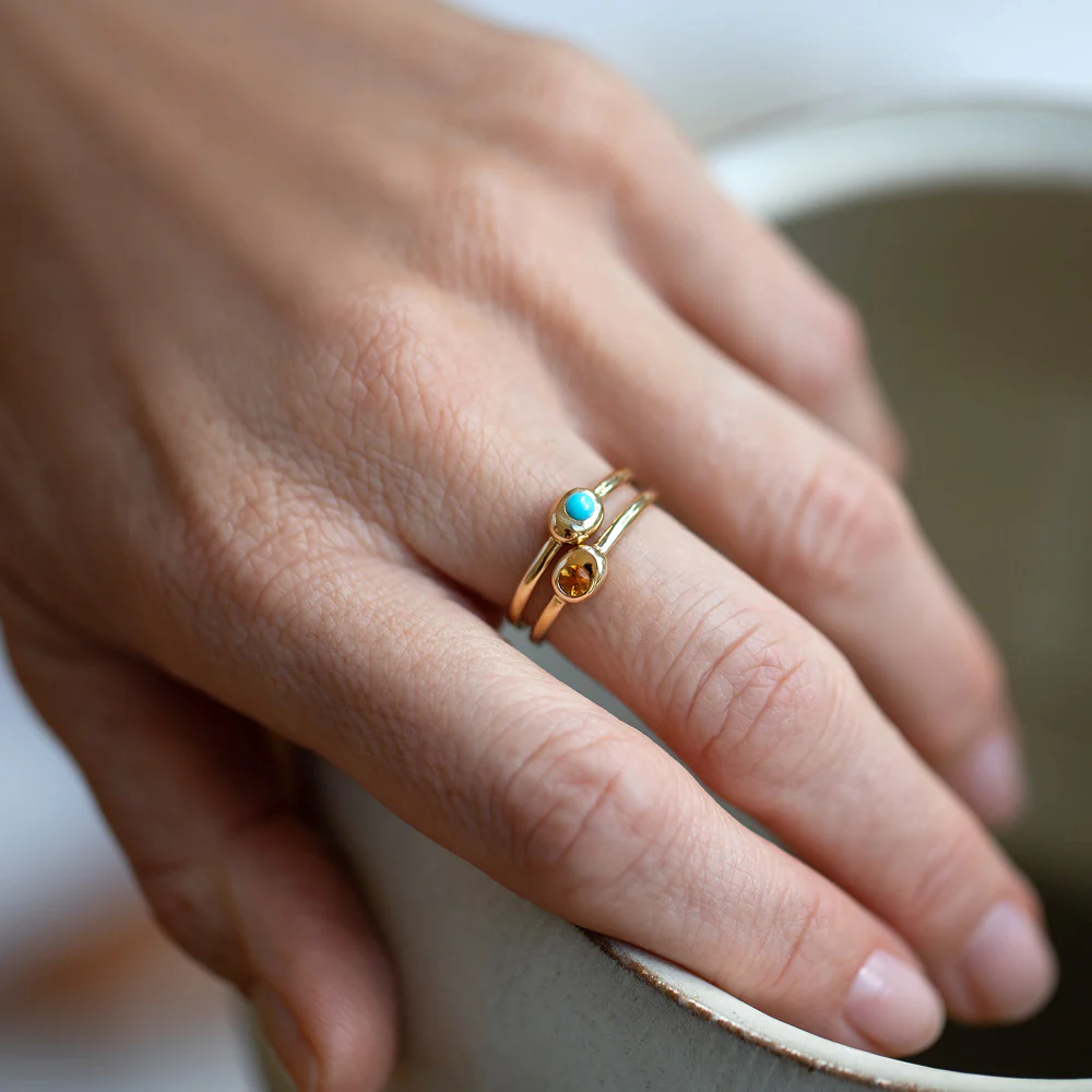 Birthstone Level Ring - Image 7