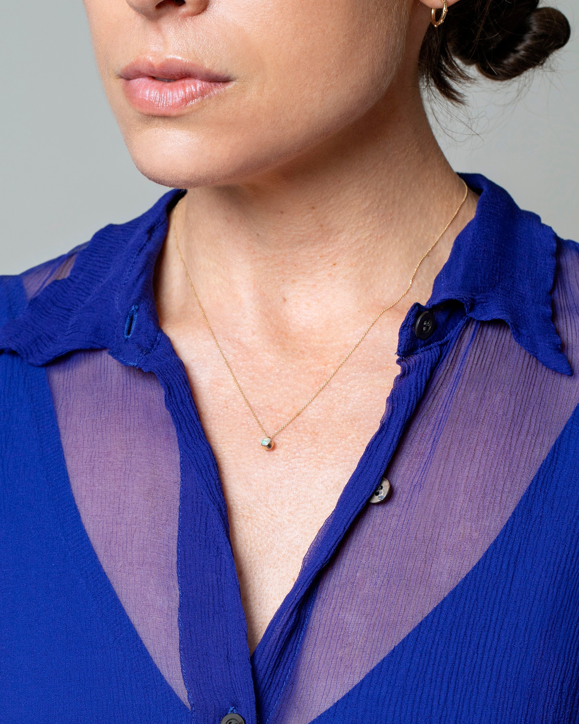 Birthstone Necklace - 18" - Image 3