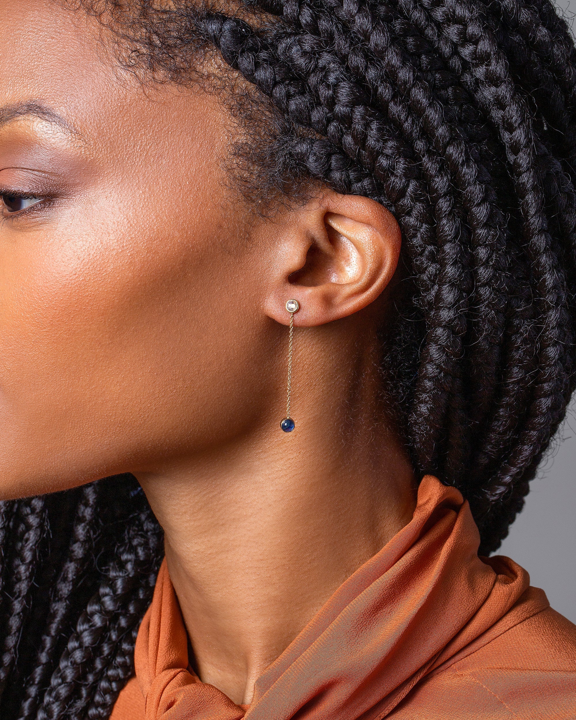 Birthstone Earring Single - One-Drop - Image 5