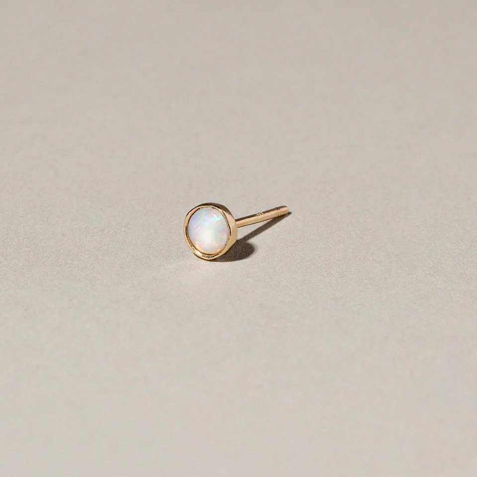 Birthstone Earring Single - Stud - Image 7