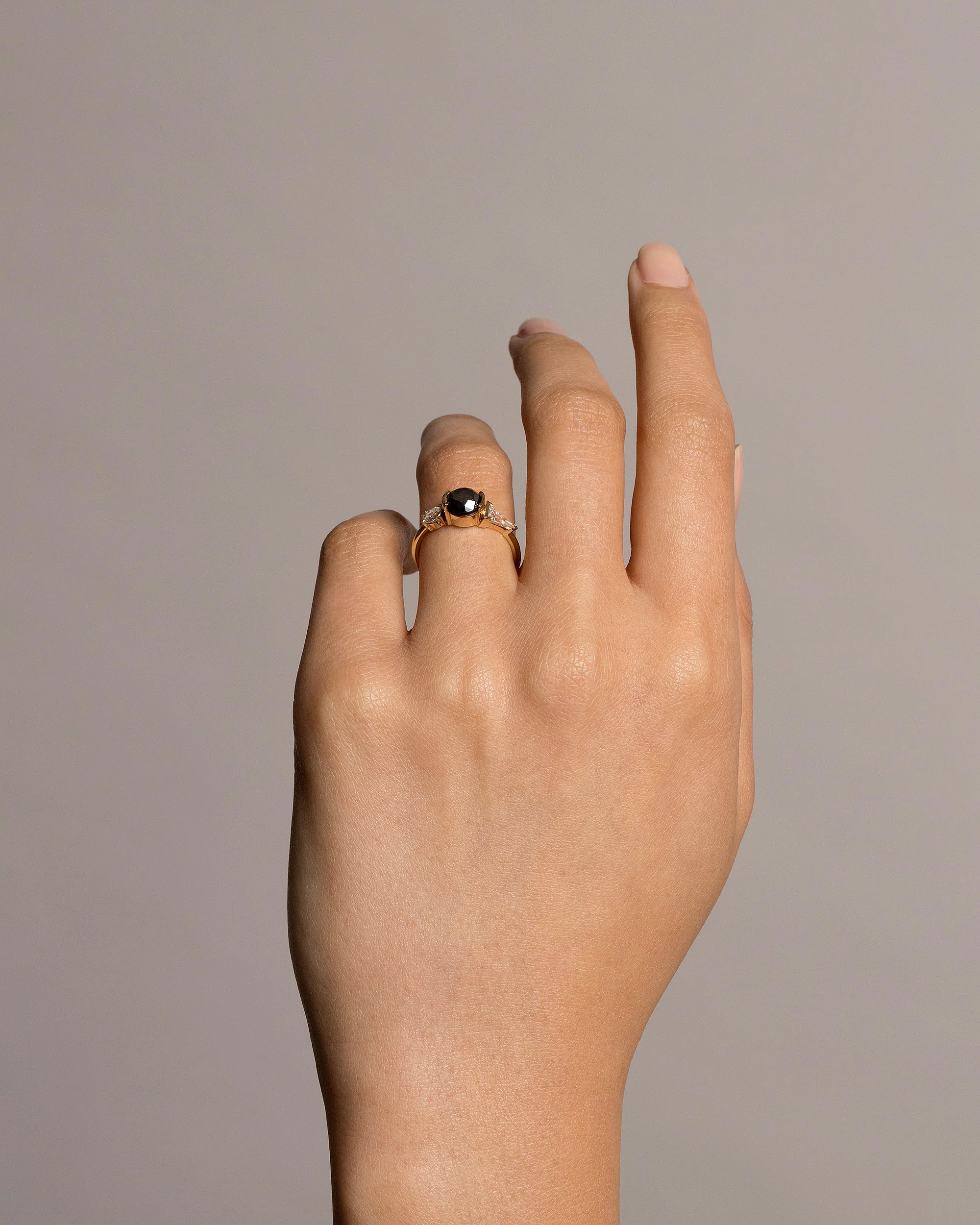 Black and White Diamond Ring - Image 6