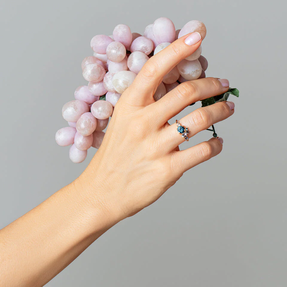 Luna Ring - Blue Sapphire - Image 5