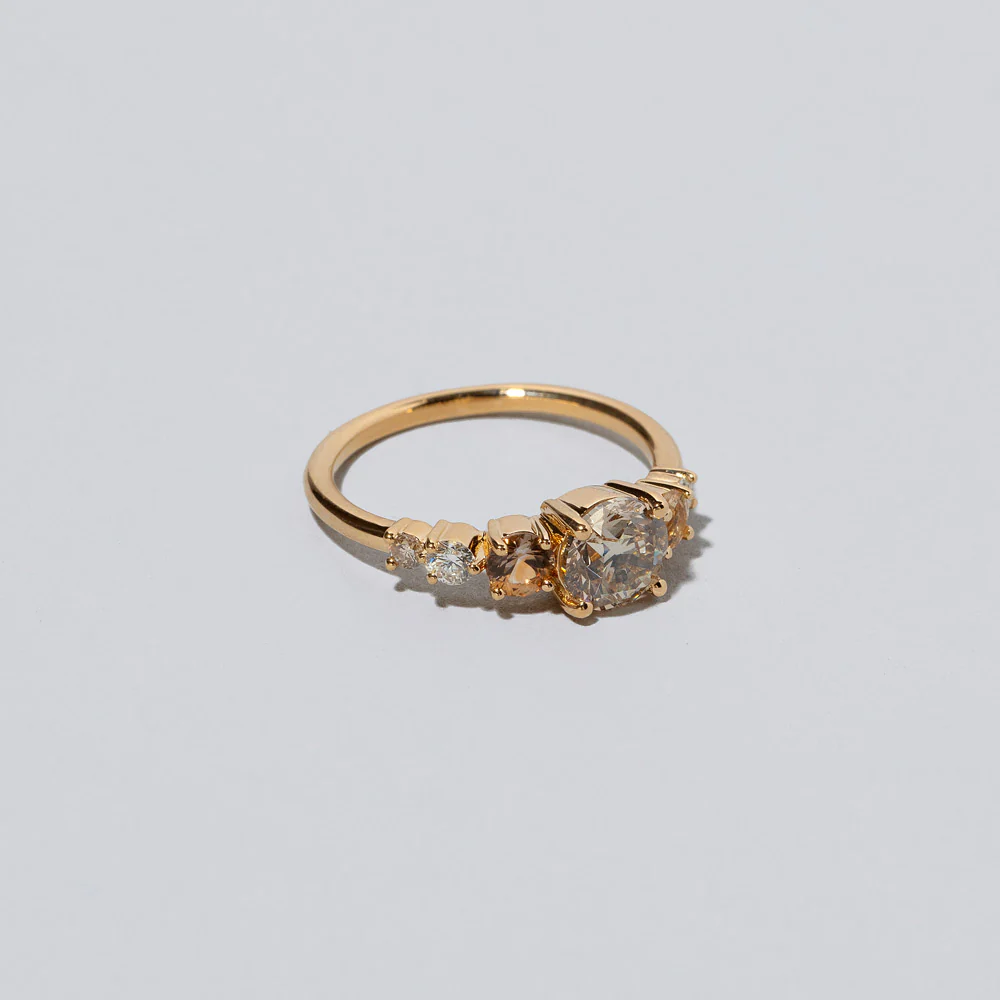 Capella Ring - Champagne Diamond - Image 4