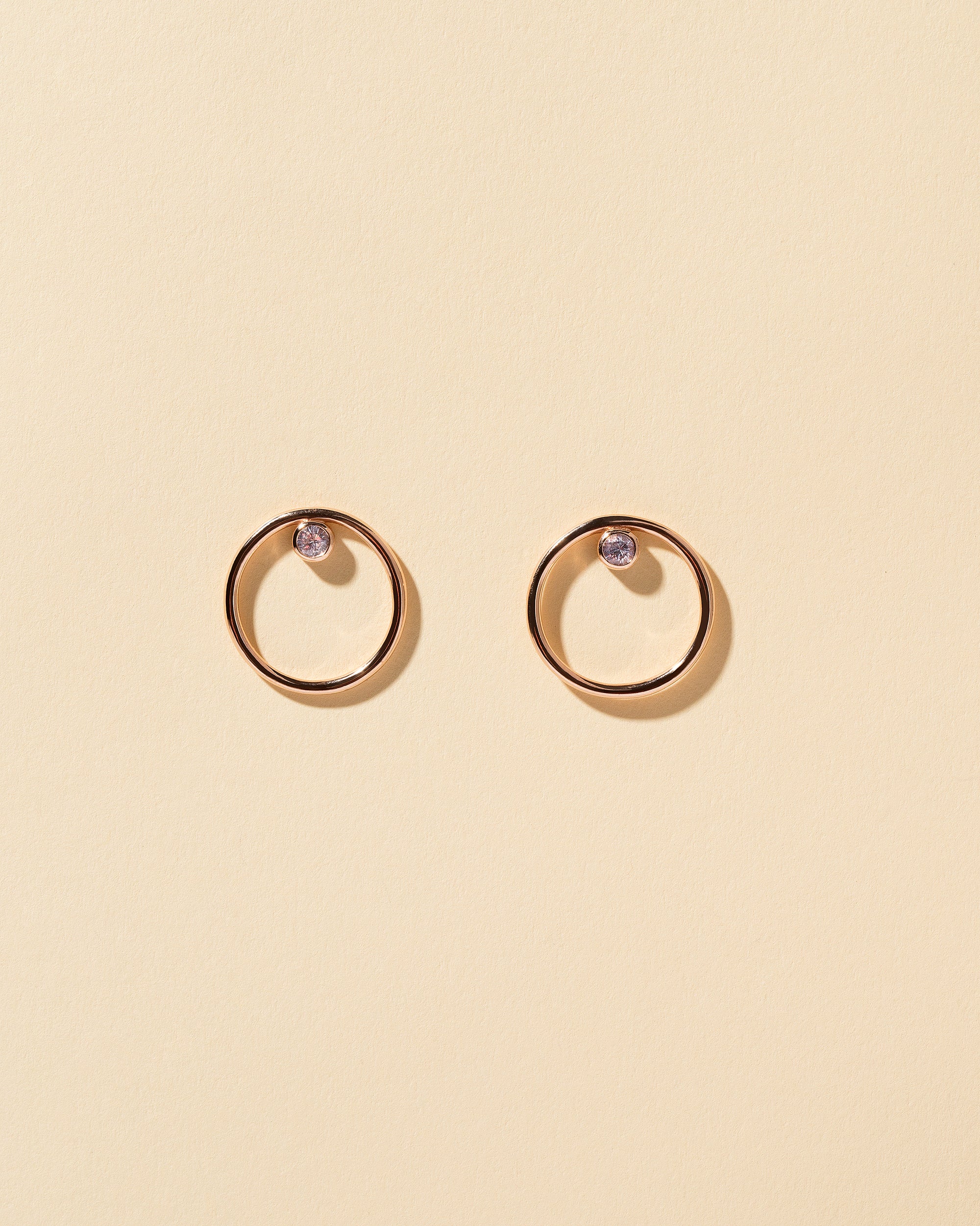 Coil Stud Earrings - Spinel - Image 2