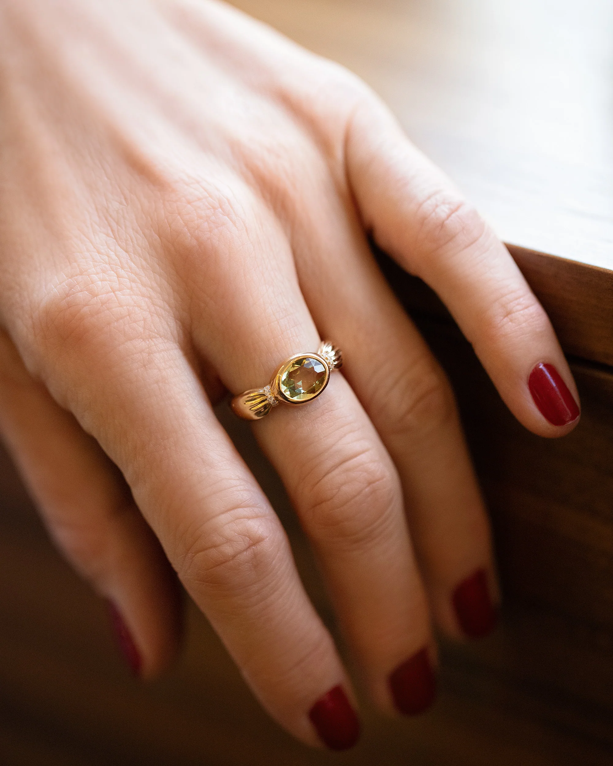 Contort Ring - Sapphire - Image 4