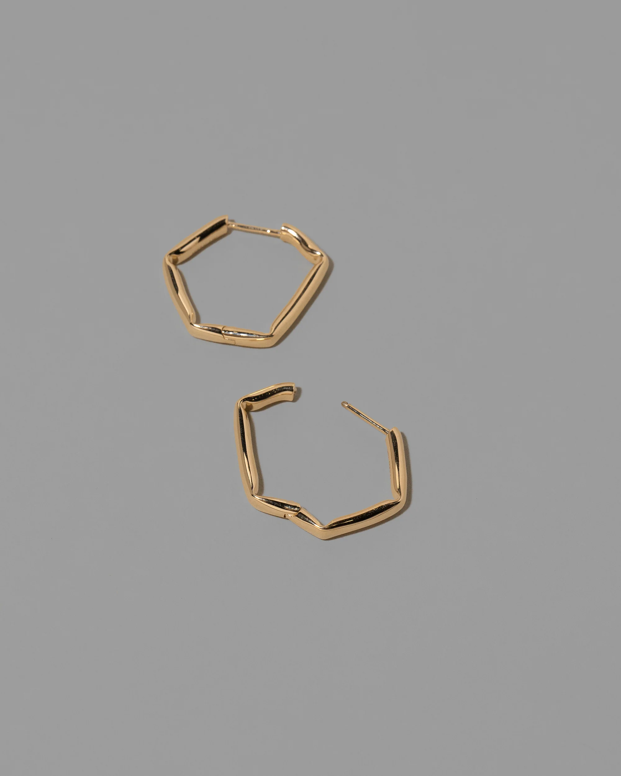 Crimp Hoop Earrings - Image 2