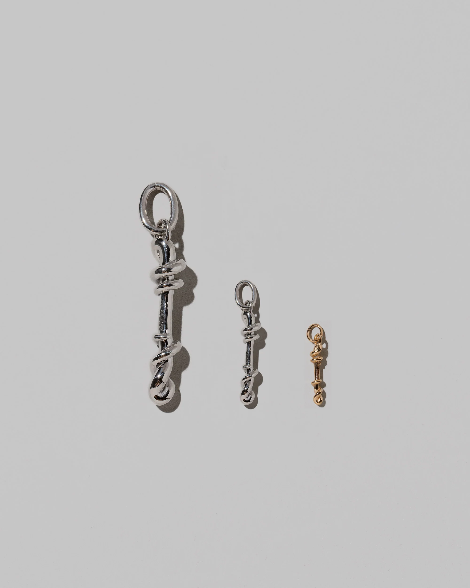 Mini Solid Gold Letter Charm - Image 19