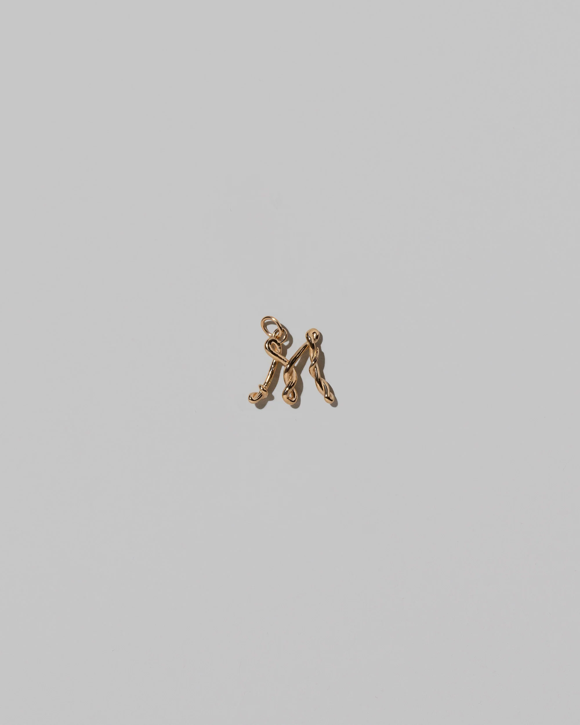 Mini Solid Gold Letter Charm - Image 27
