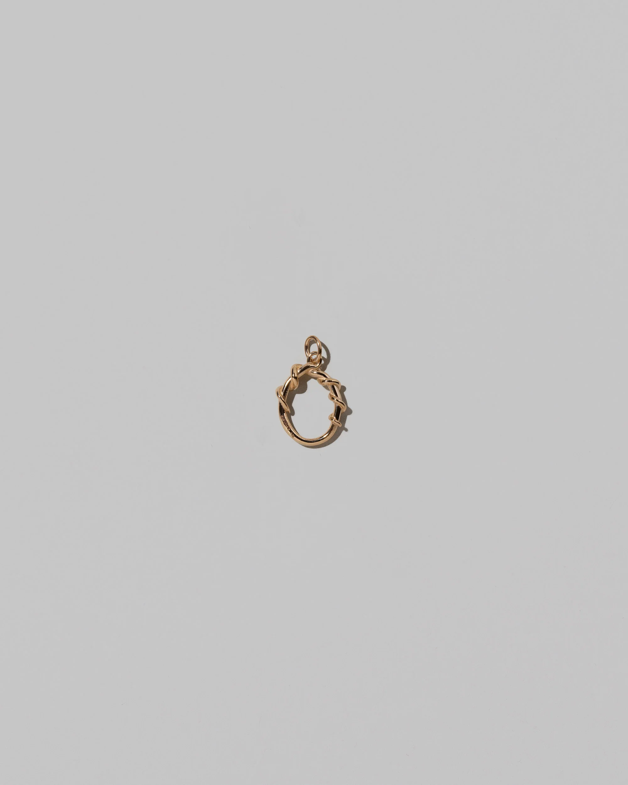 Mini Solid Gold Letter Charm - Image 31