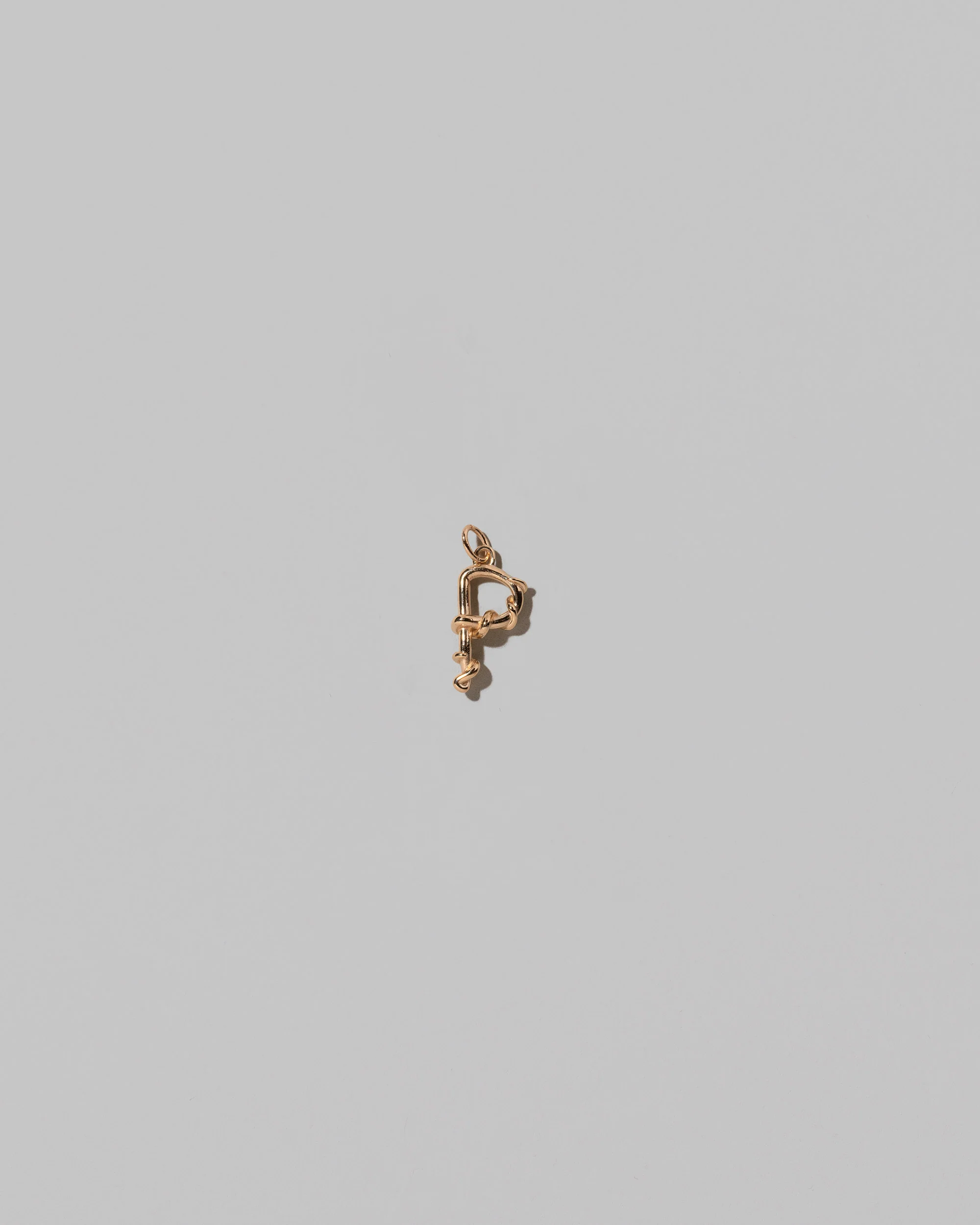Mini Solid Gold Letter Charm - Image 33