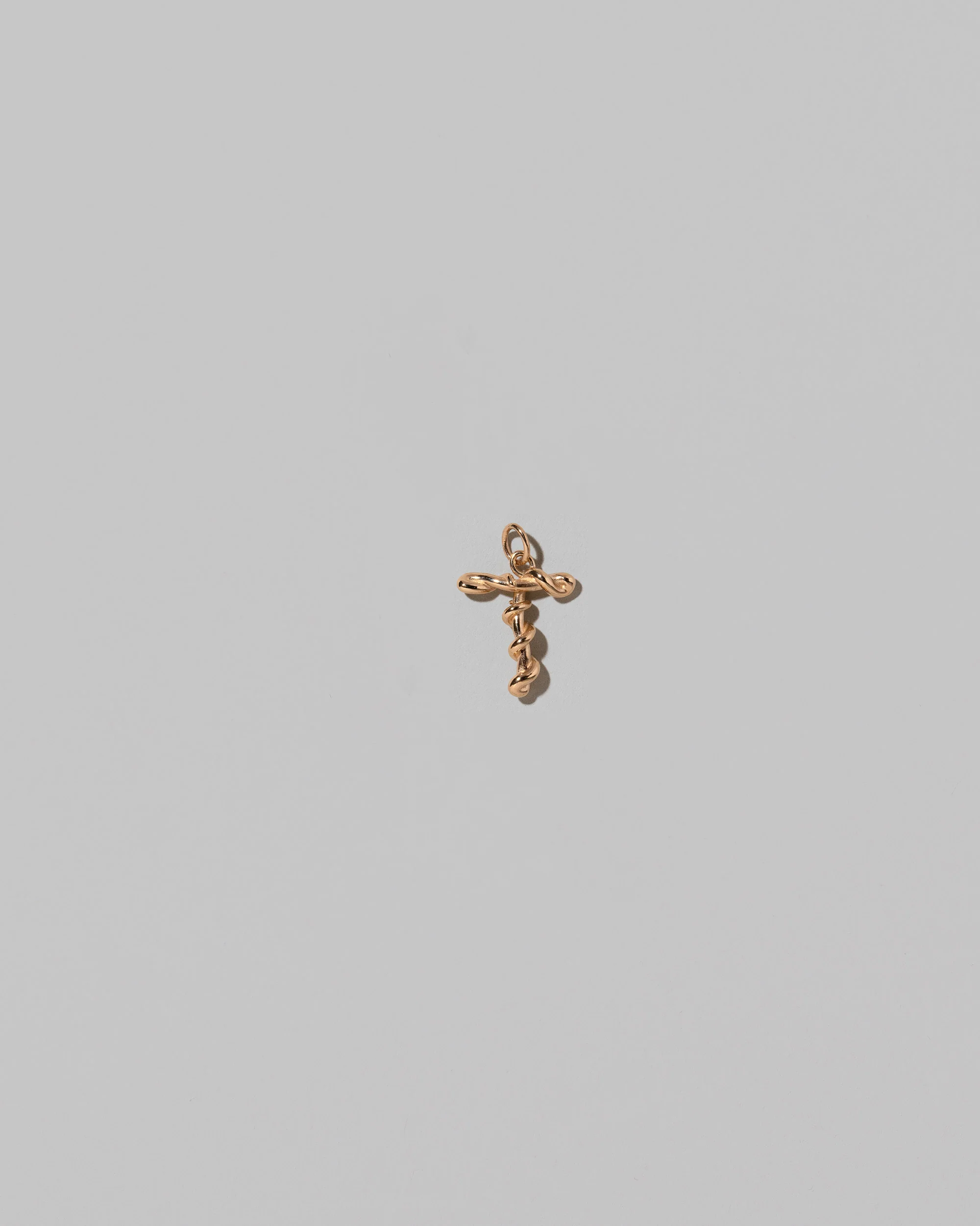 Mini Solid Gold Letter Charm - Image 41