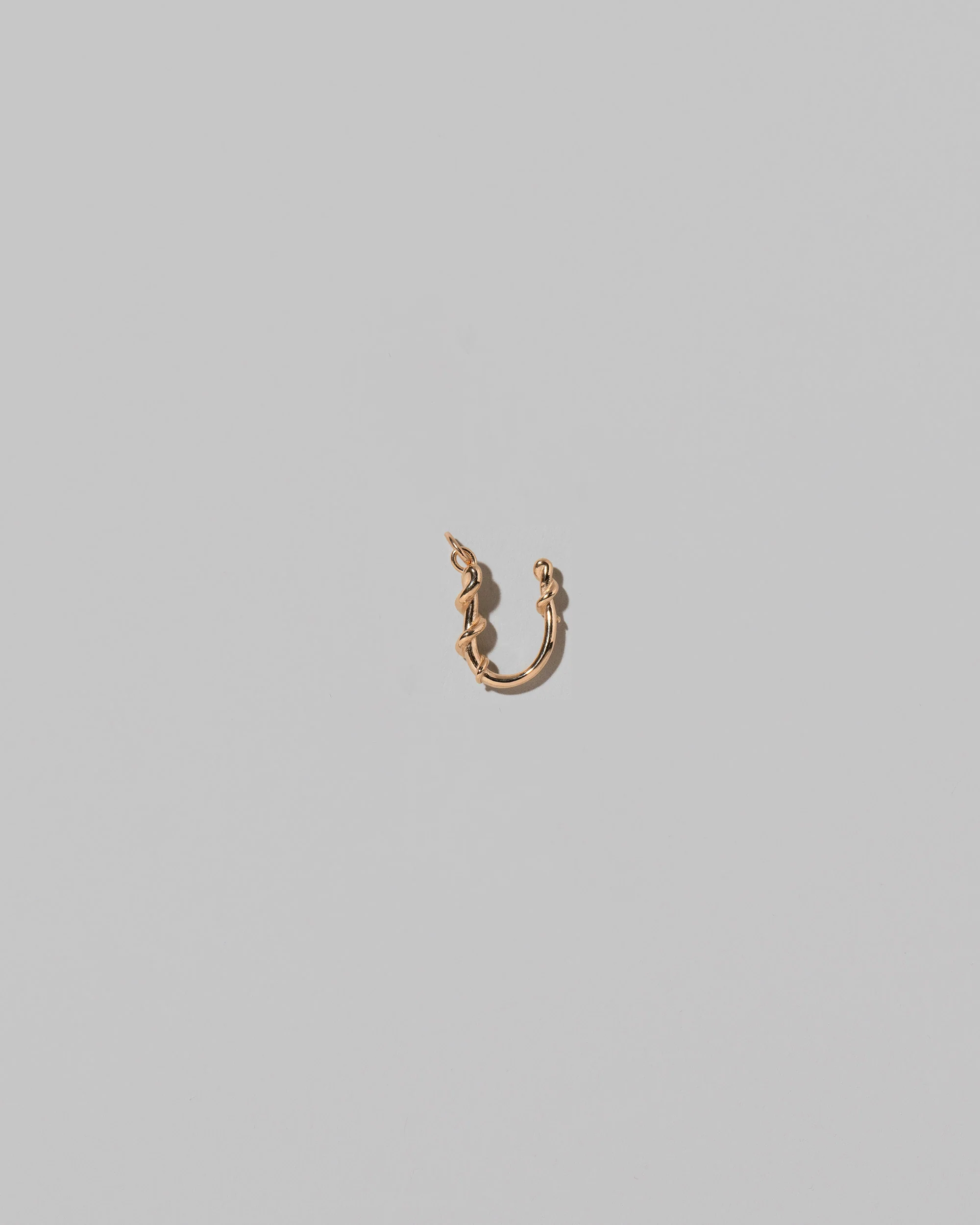 Mini Solid Gold Letter Charm - Image 43