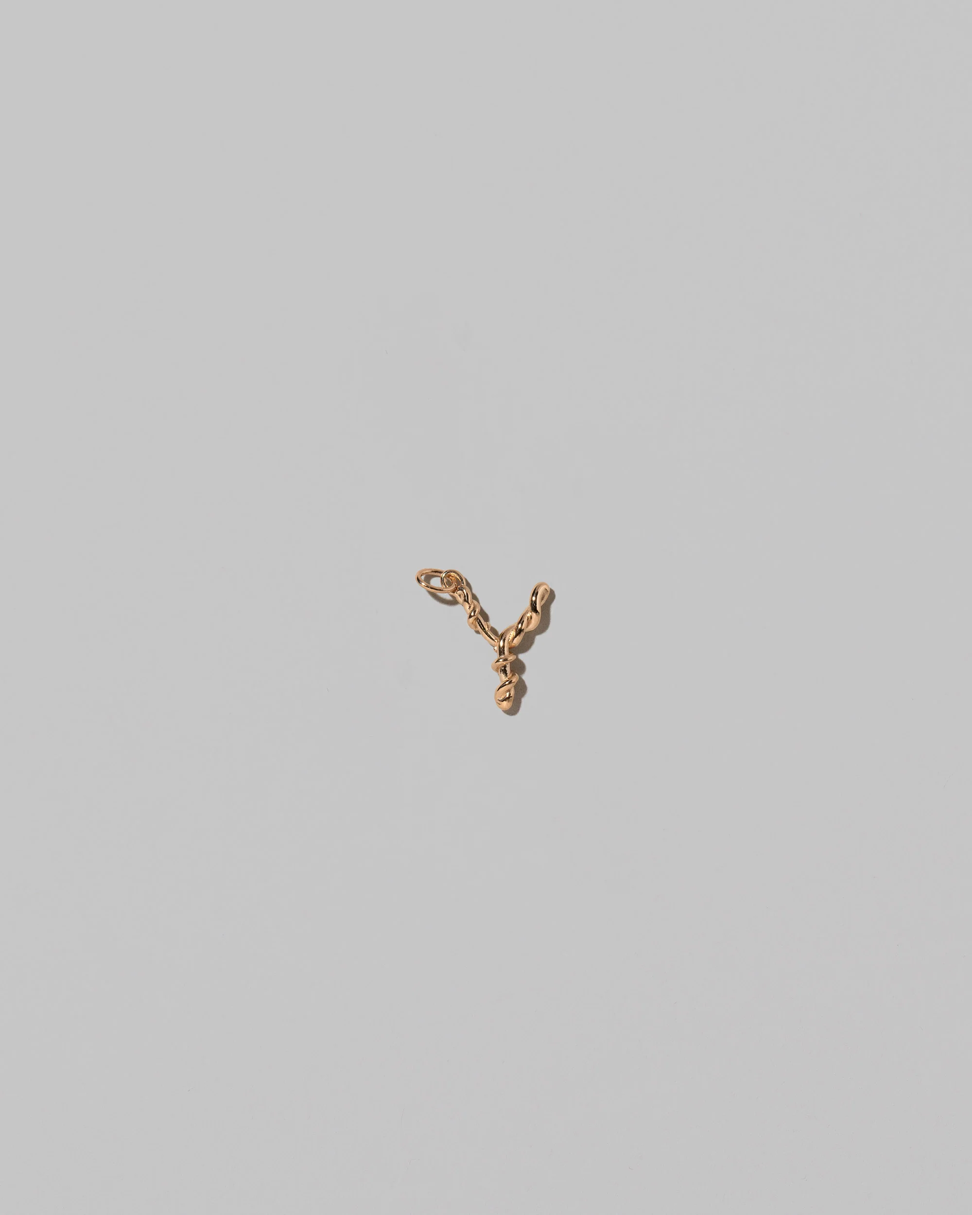 Mini Solid Gold Letter Charm - Image 51