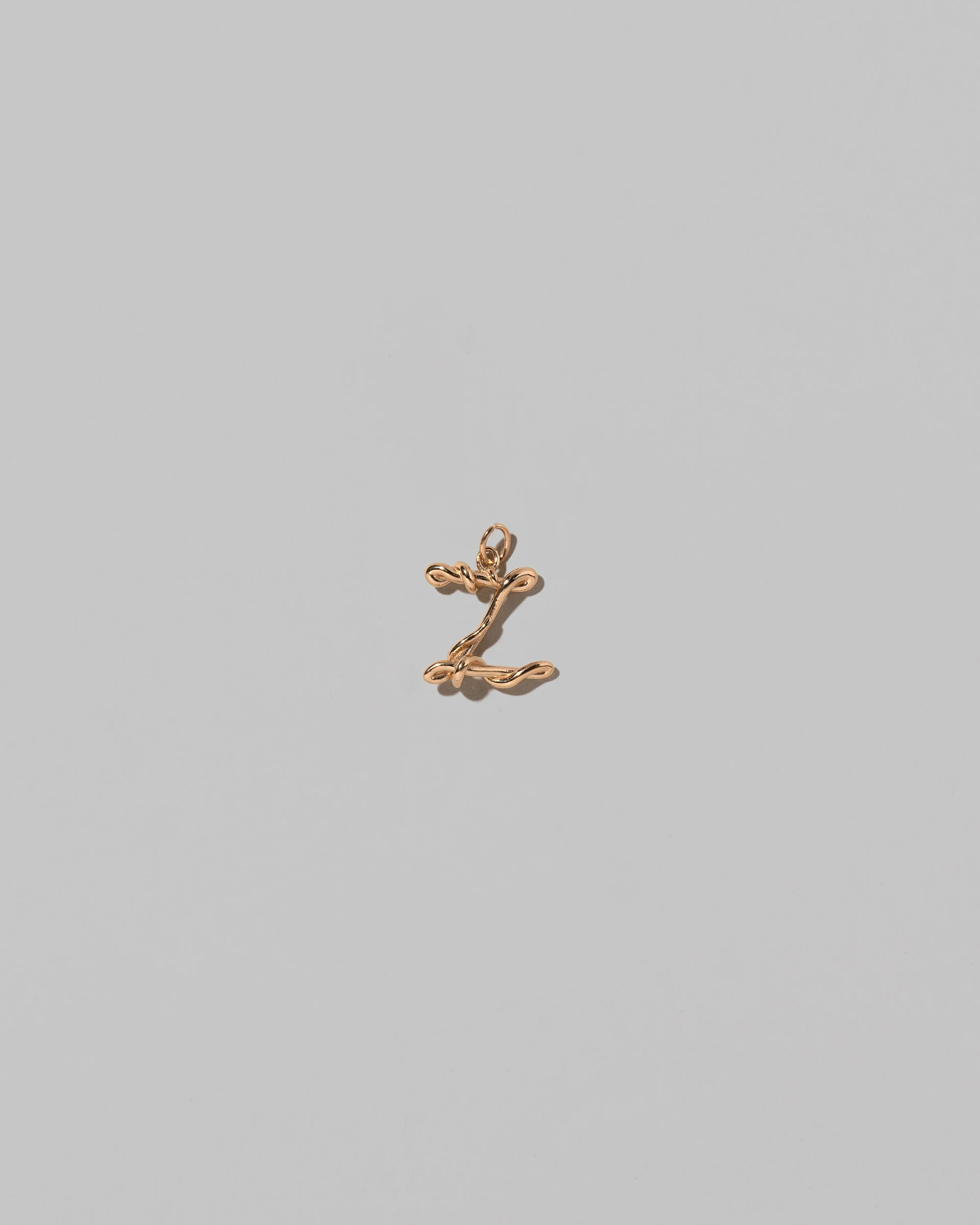 Mini Solid Gold Letter Charm - Image 53