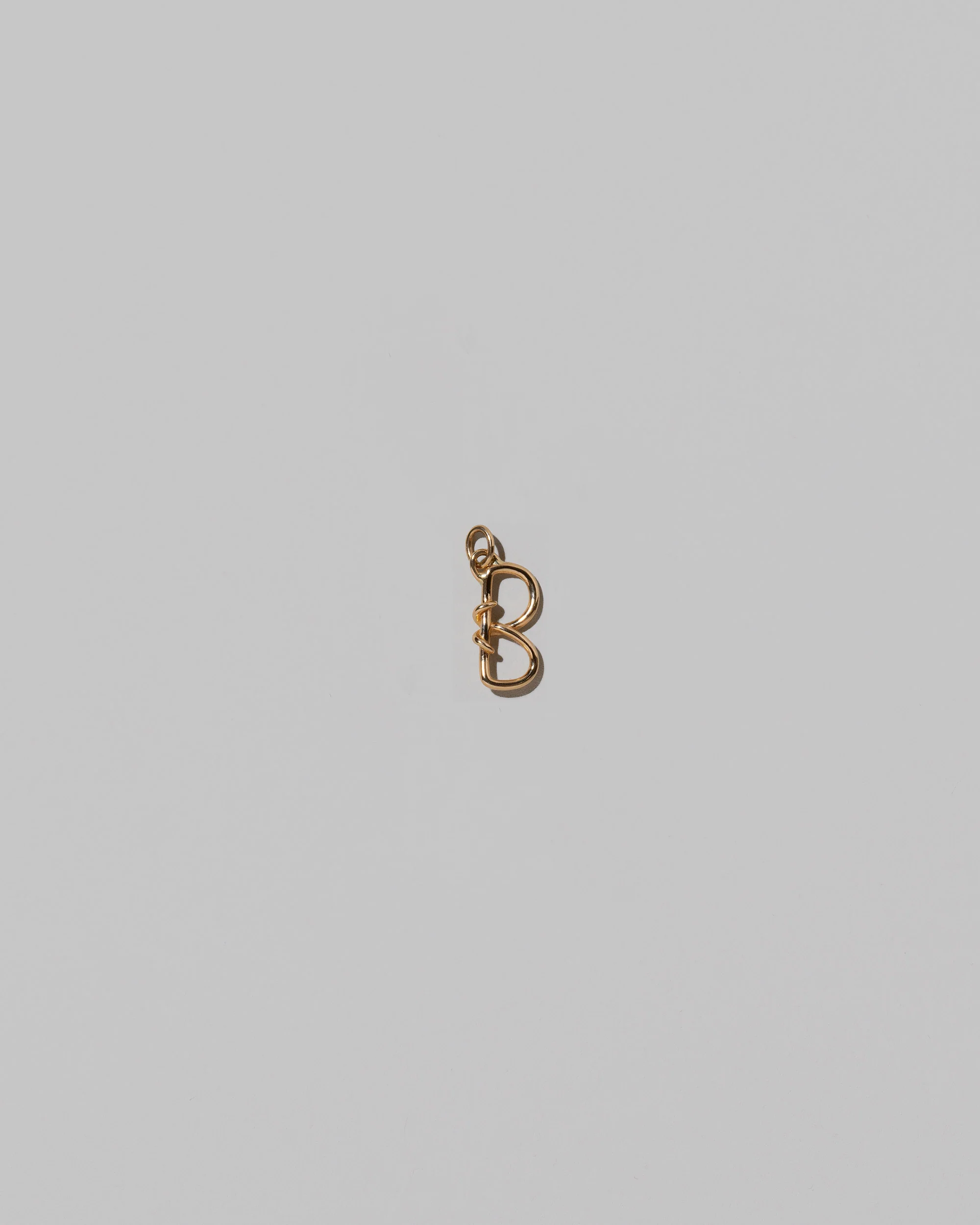Mini Solid Gold Letter Charm - Image 6