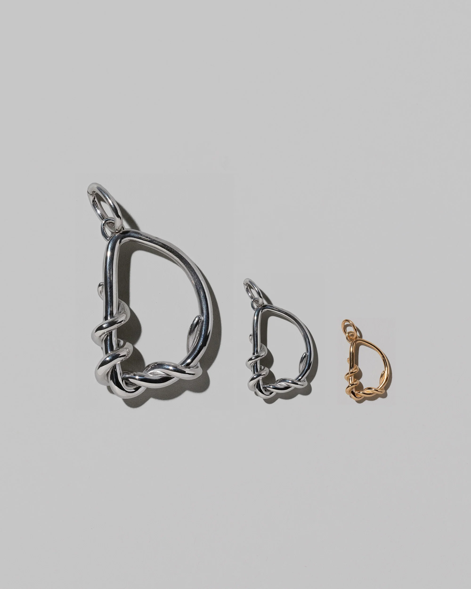 Mini Solid Gold Letter Charm - Image 9