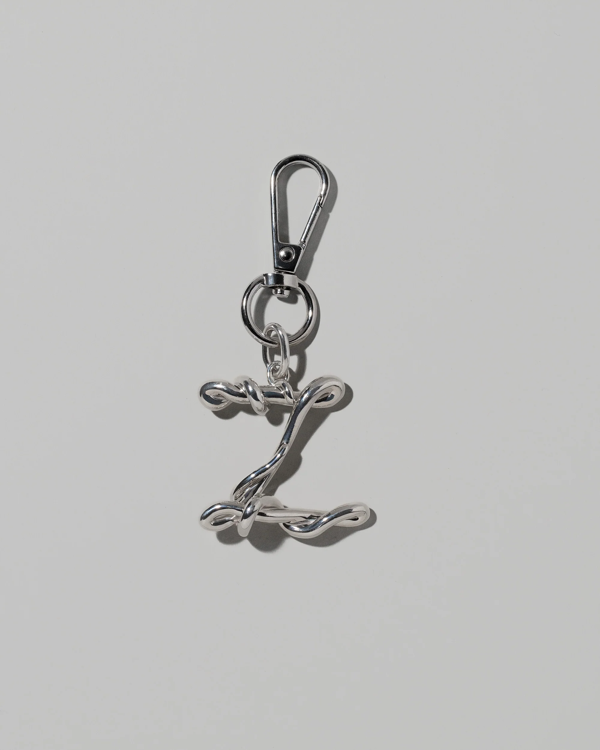 Sterling Silver Letter Bag Charm - Image 2