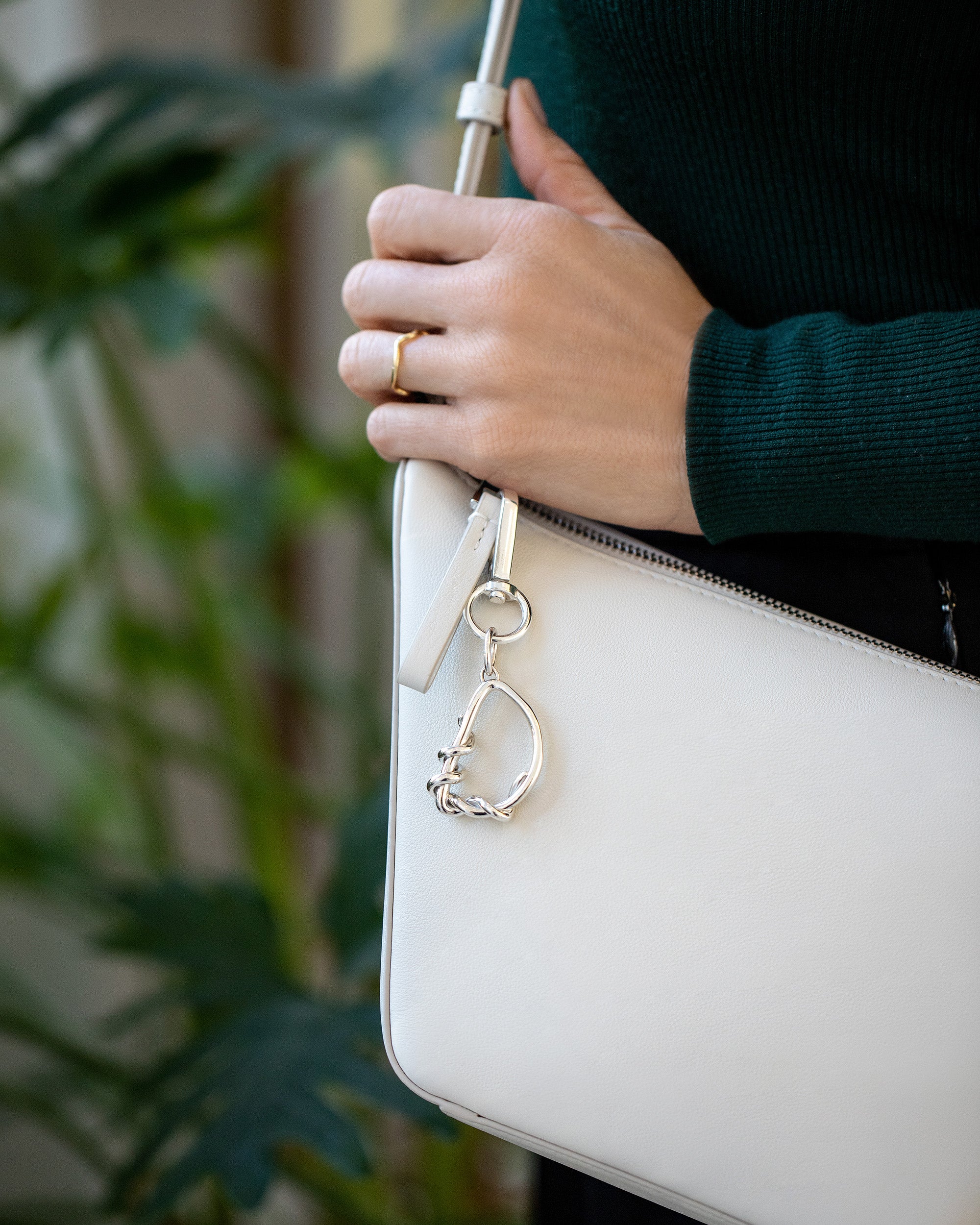 Sterling Silver Letter Bag Charm - Image 6