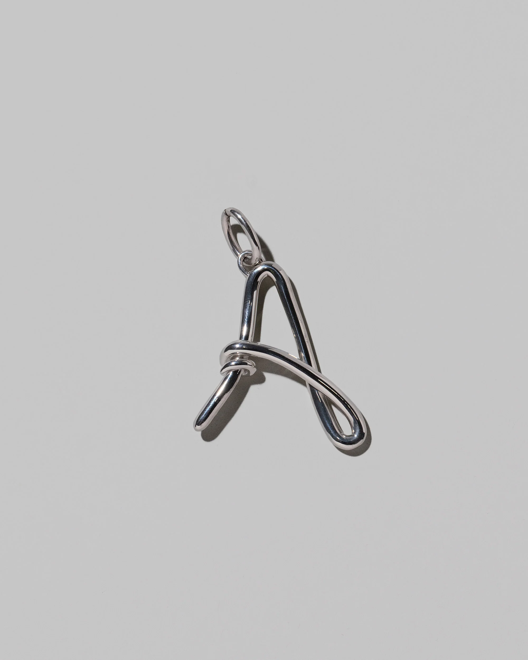 Large Sterling Silver Letter Charm