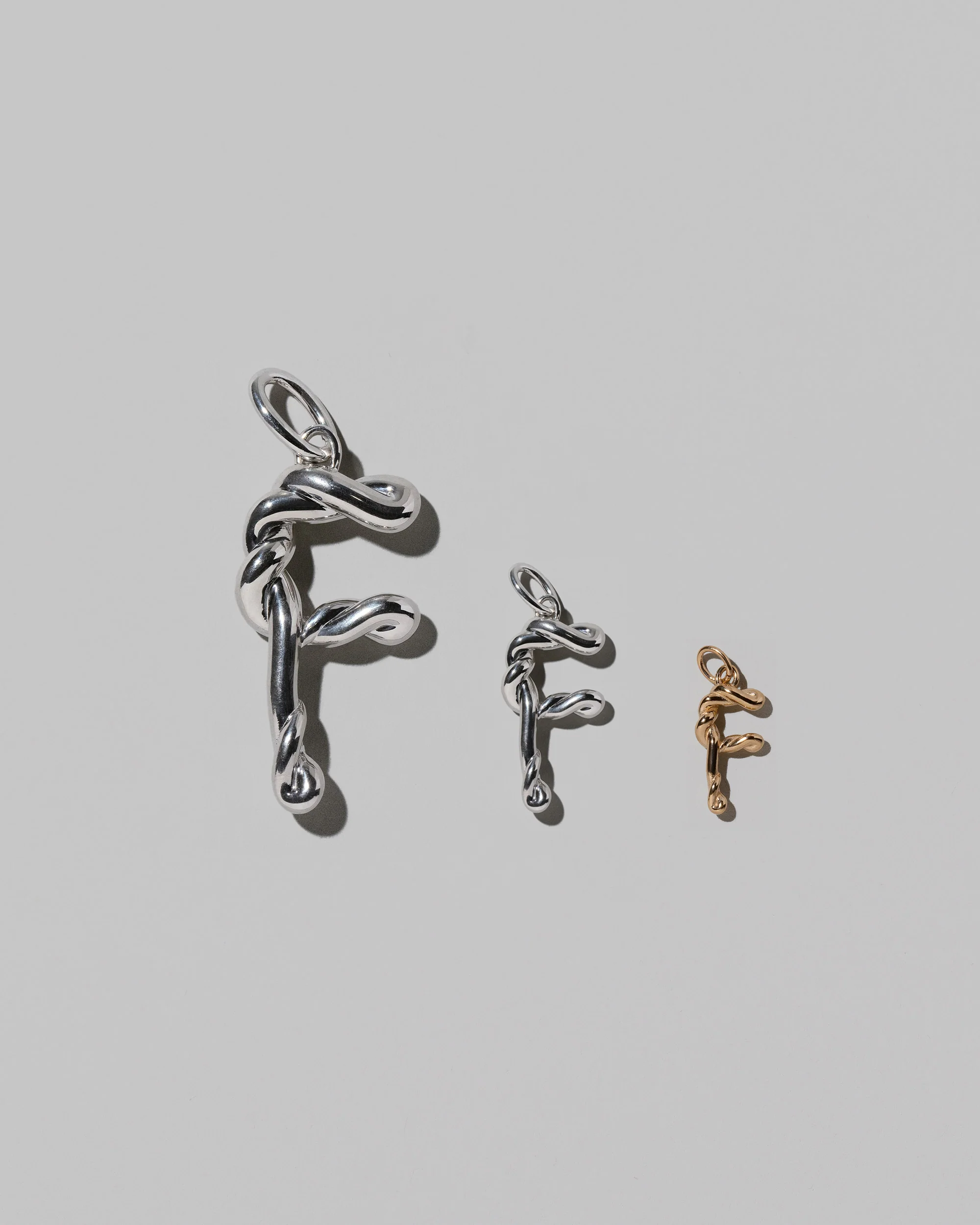 Large Sterling Silver Letter Charm - Image 15