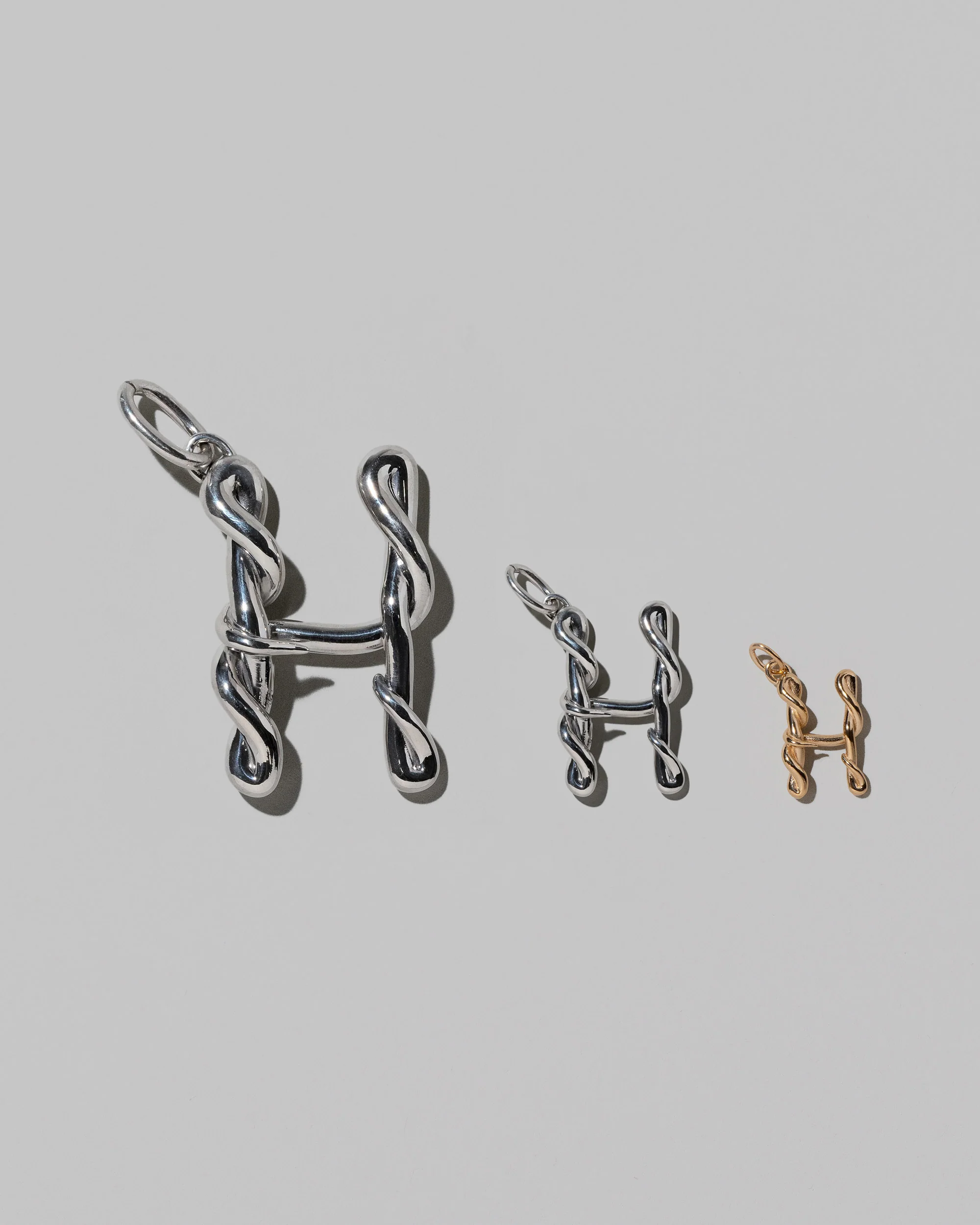 Large Sterling Silver Letter Charm - Image 20