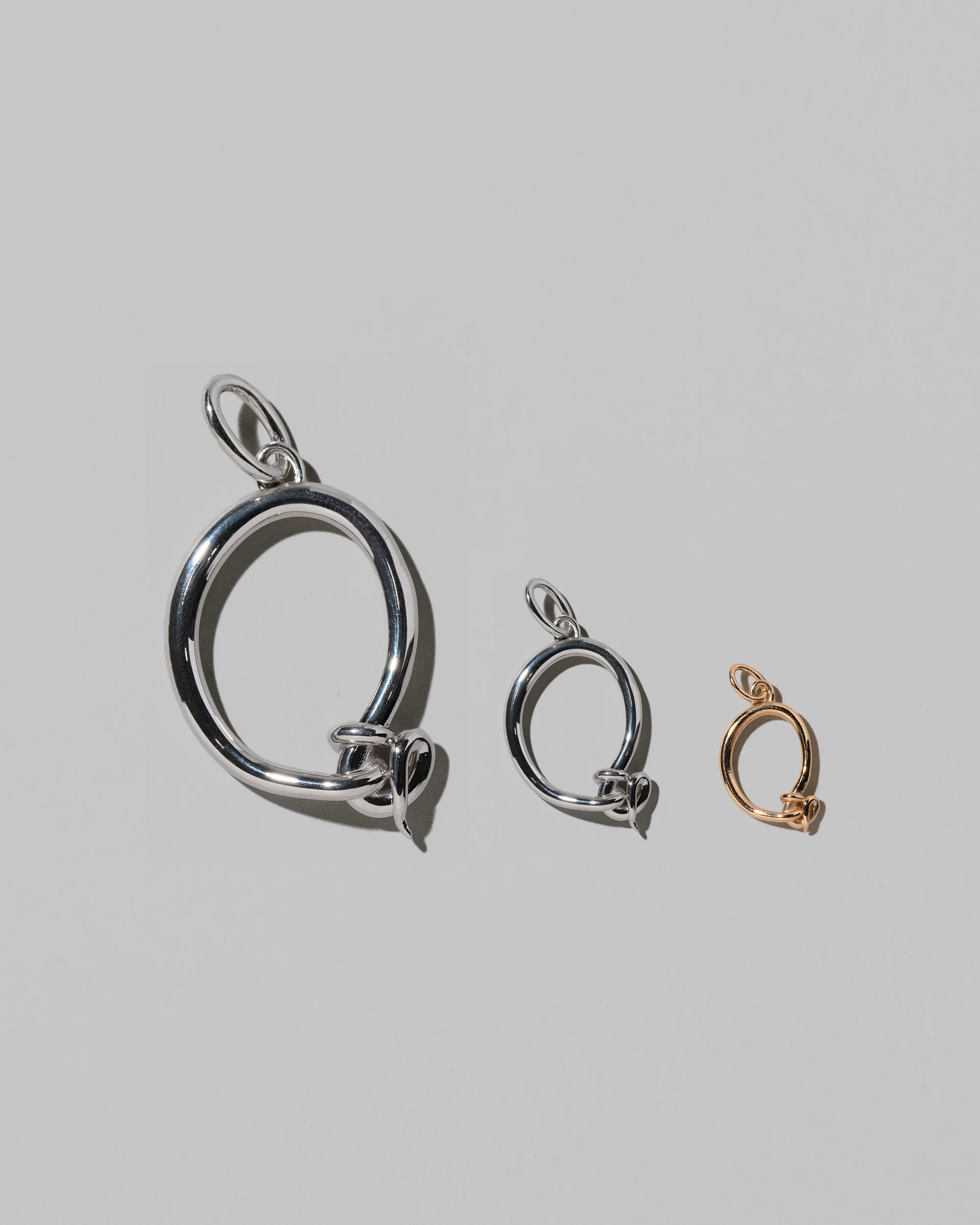 Large Sterling Silver Letter Charm - Image 40