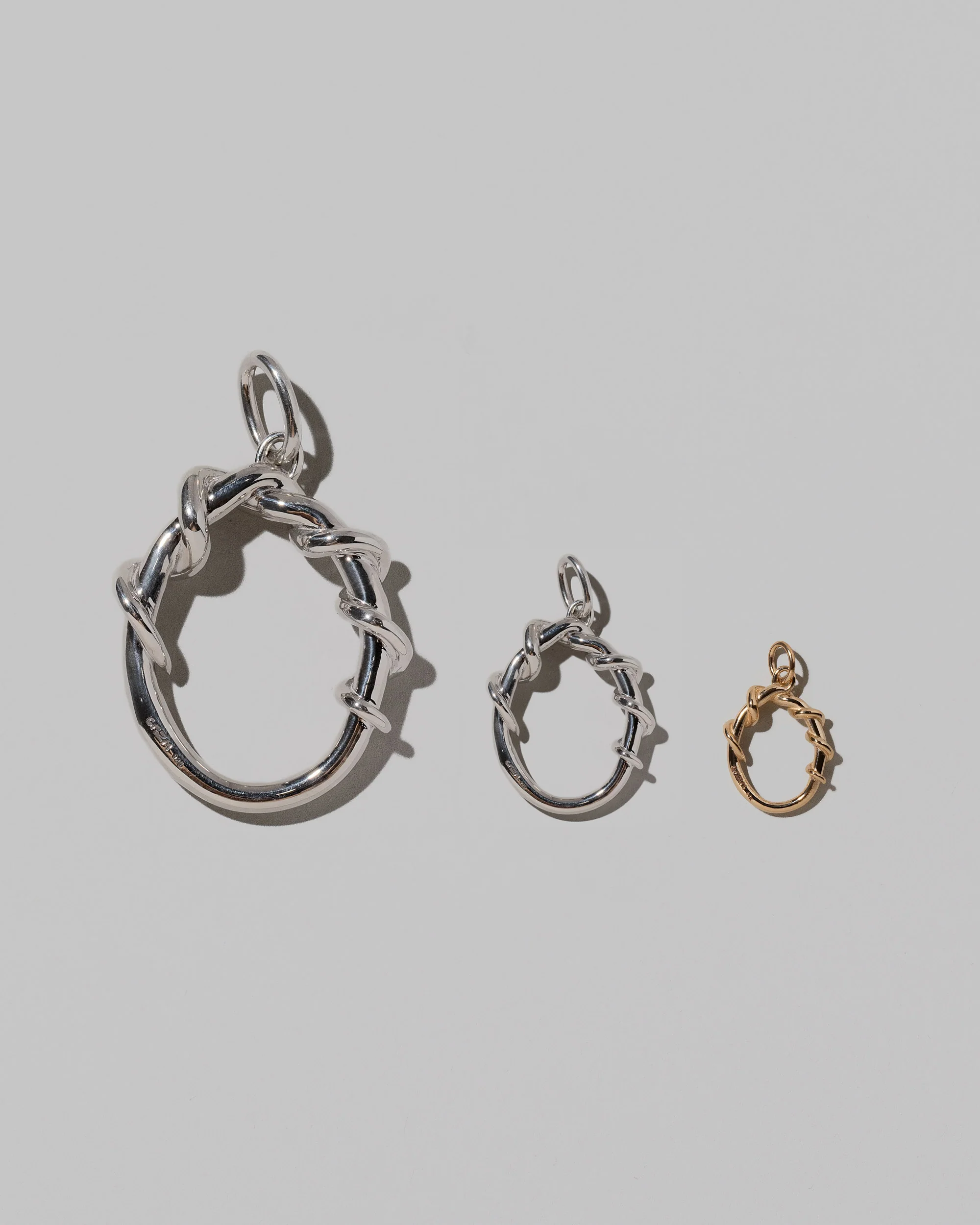 Medium Sterling Silver Letter Charm - Image 32