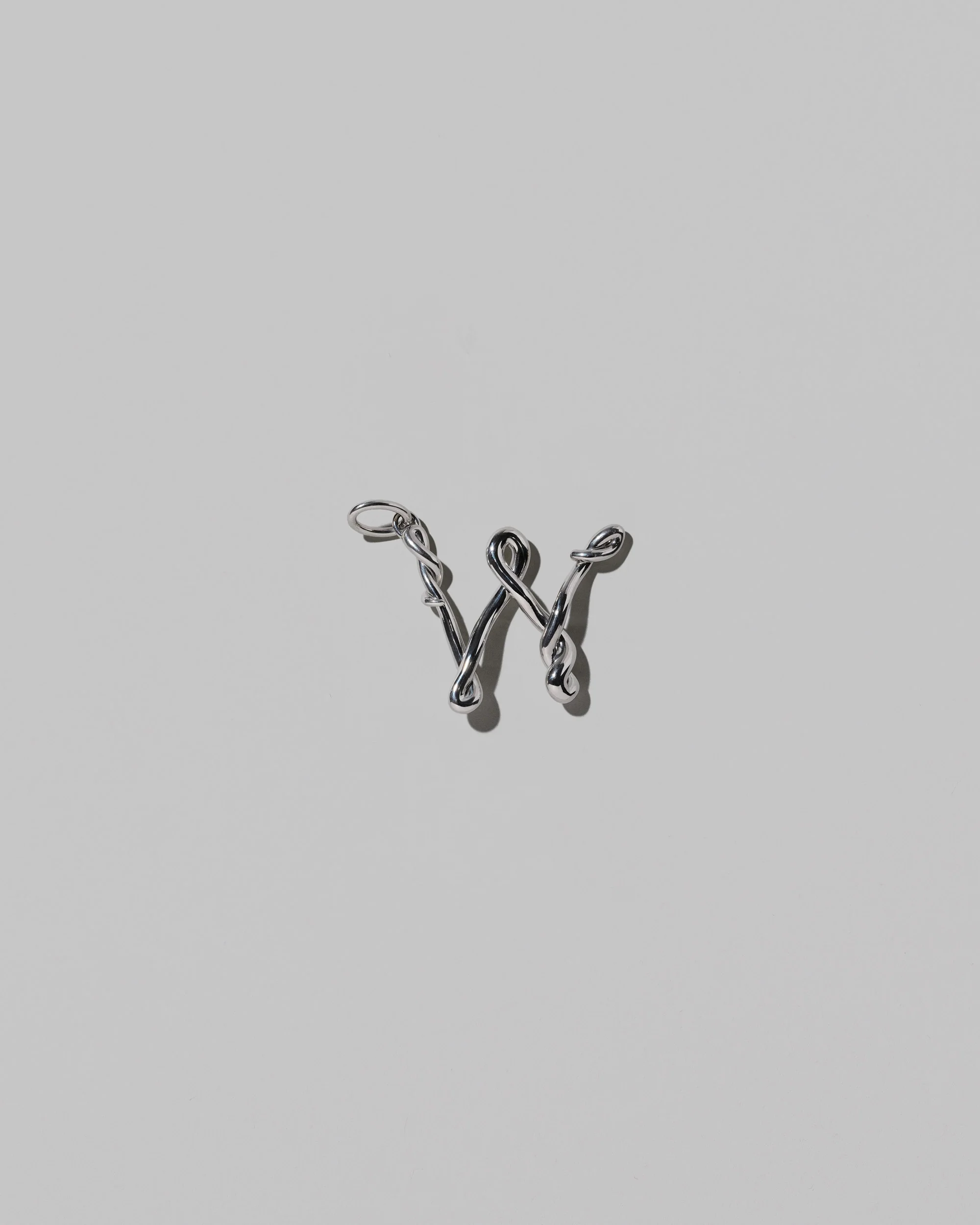 Medium Sterling Silver Letter Charm - Image 48