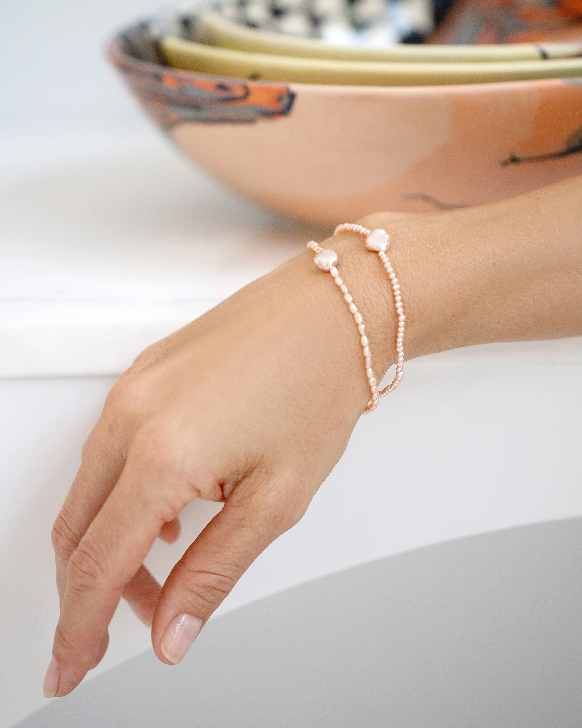 Delphin Pink Lagniappe Bracelet - Image 2