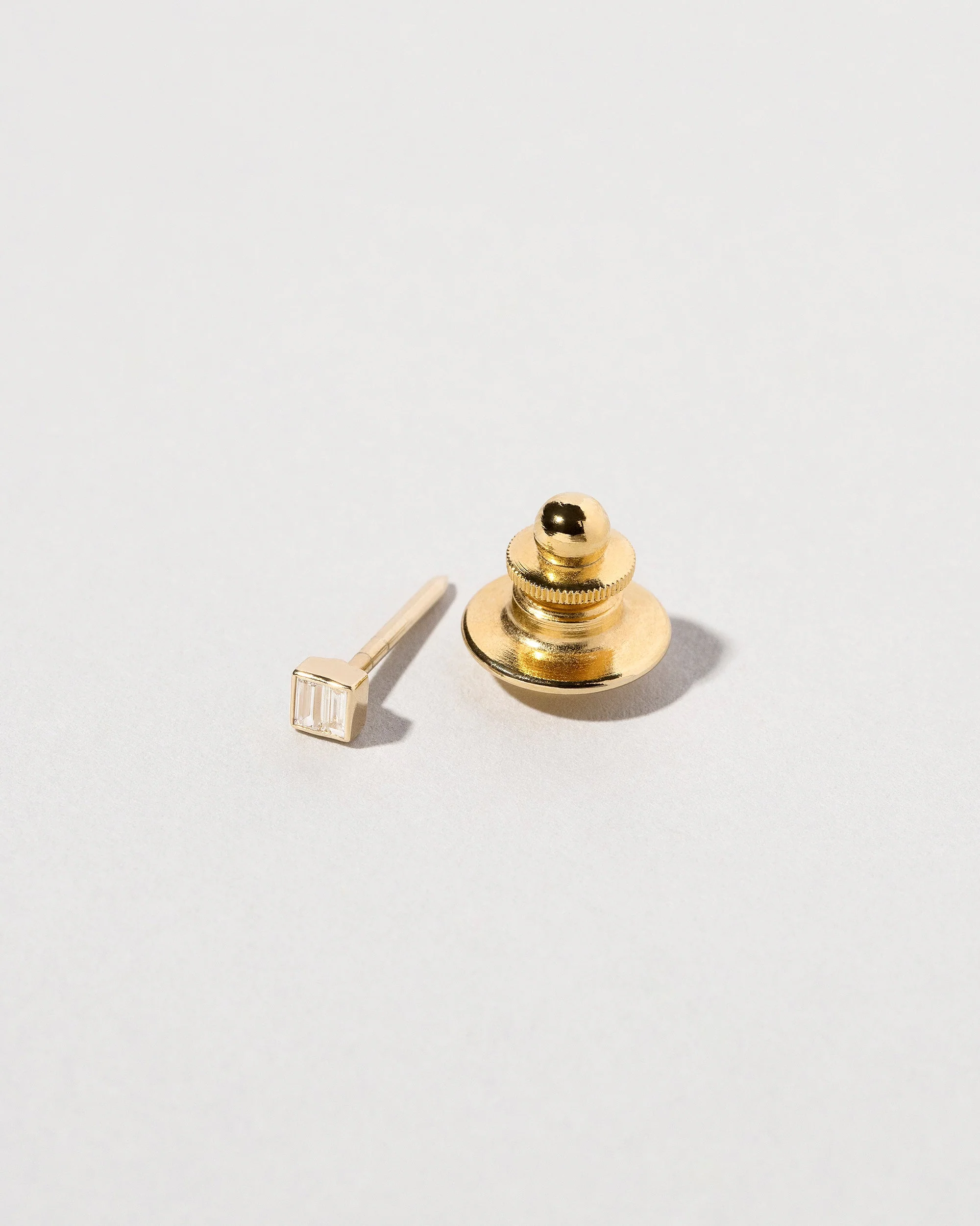 Diamond Square Collar Pin - Image 2