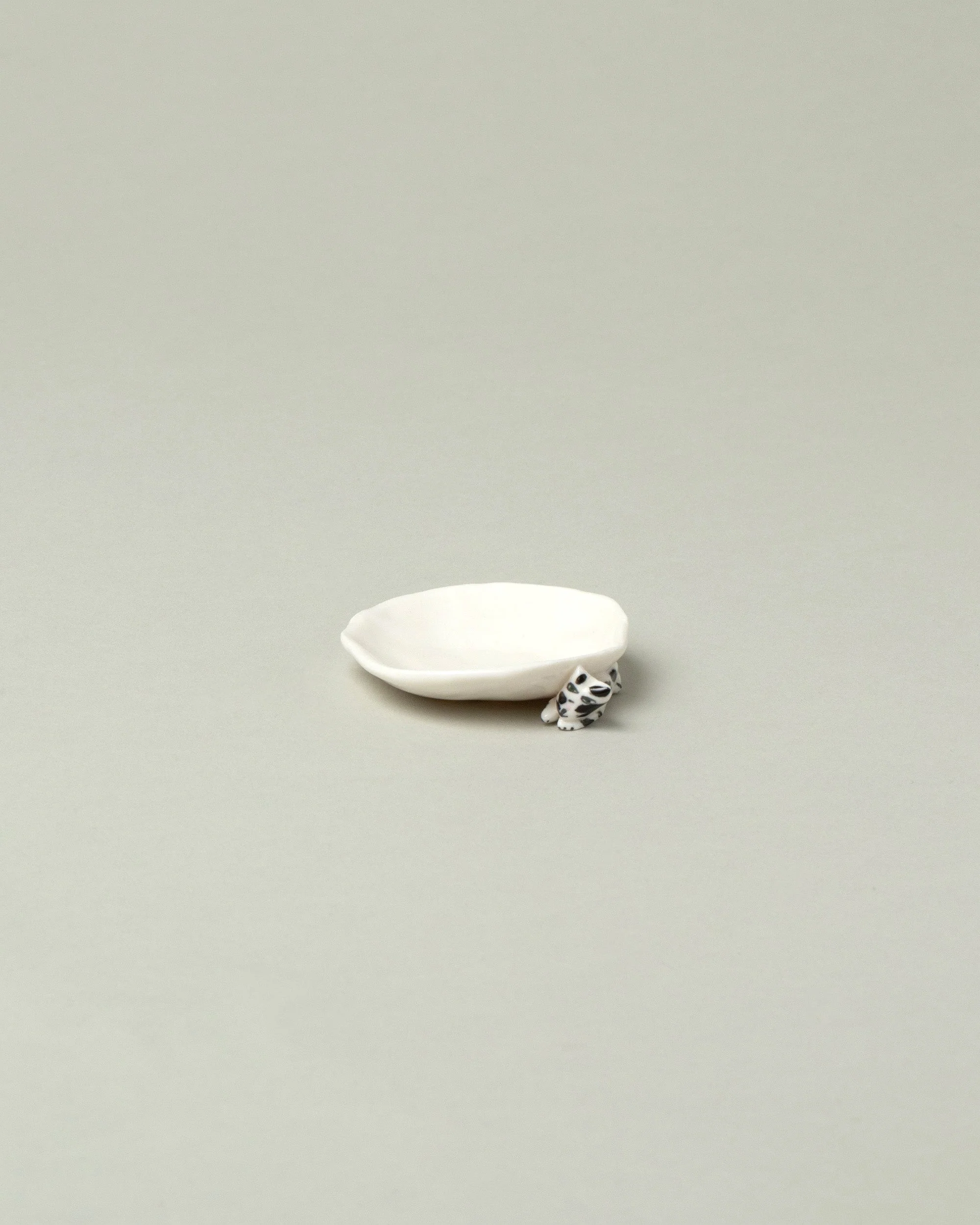 Black Spots Mini Cat Dish - Image 2