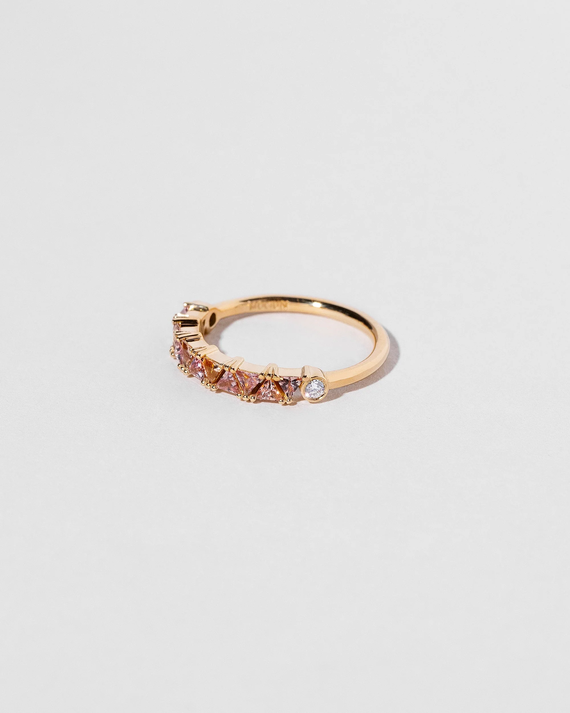 Eleven Trillion Ring - Peach Sapphire - Image 2
