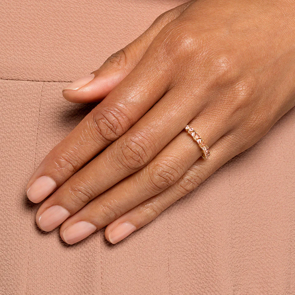 Eleven Trillion Ring - Peach Sapphire - Image 3