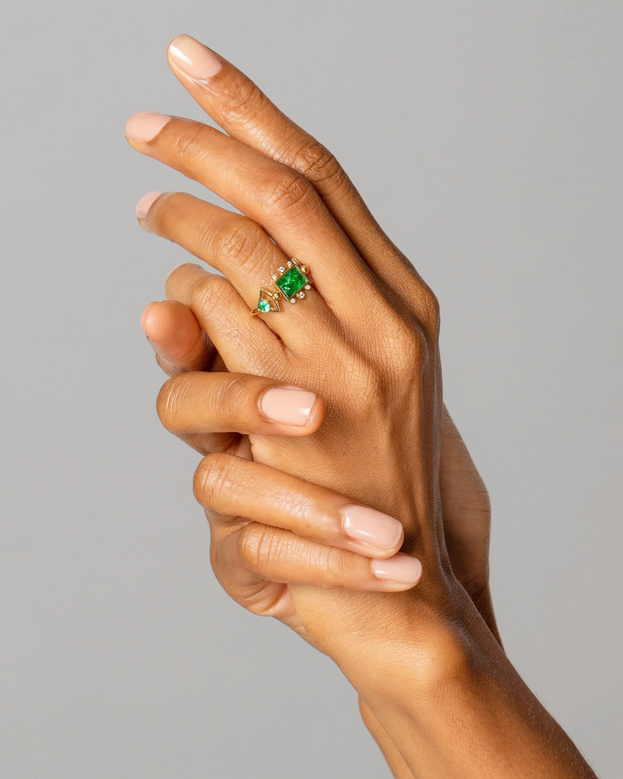 Emerald Lotus Ring - Image 3