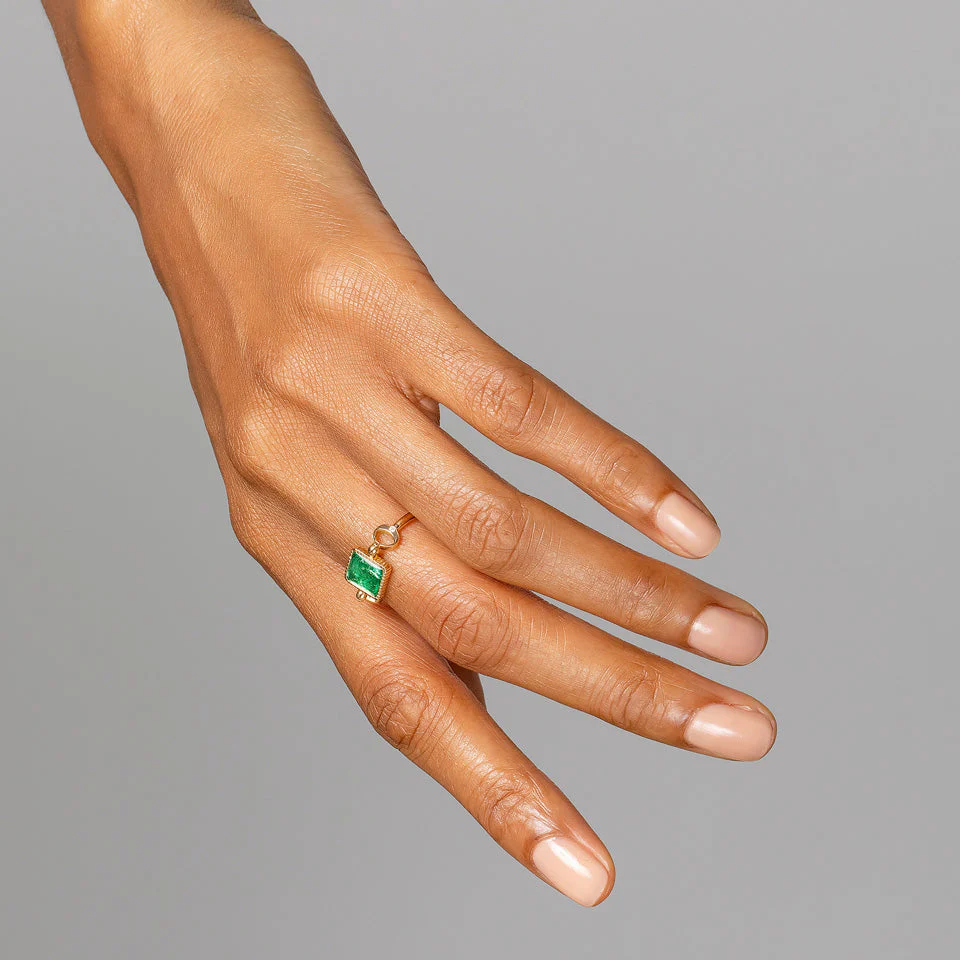 Emerald Moon Ring - Image 4