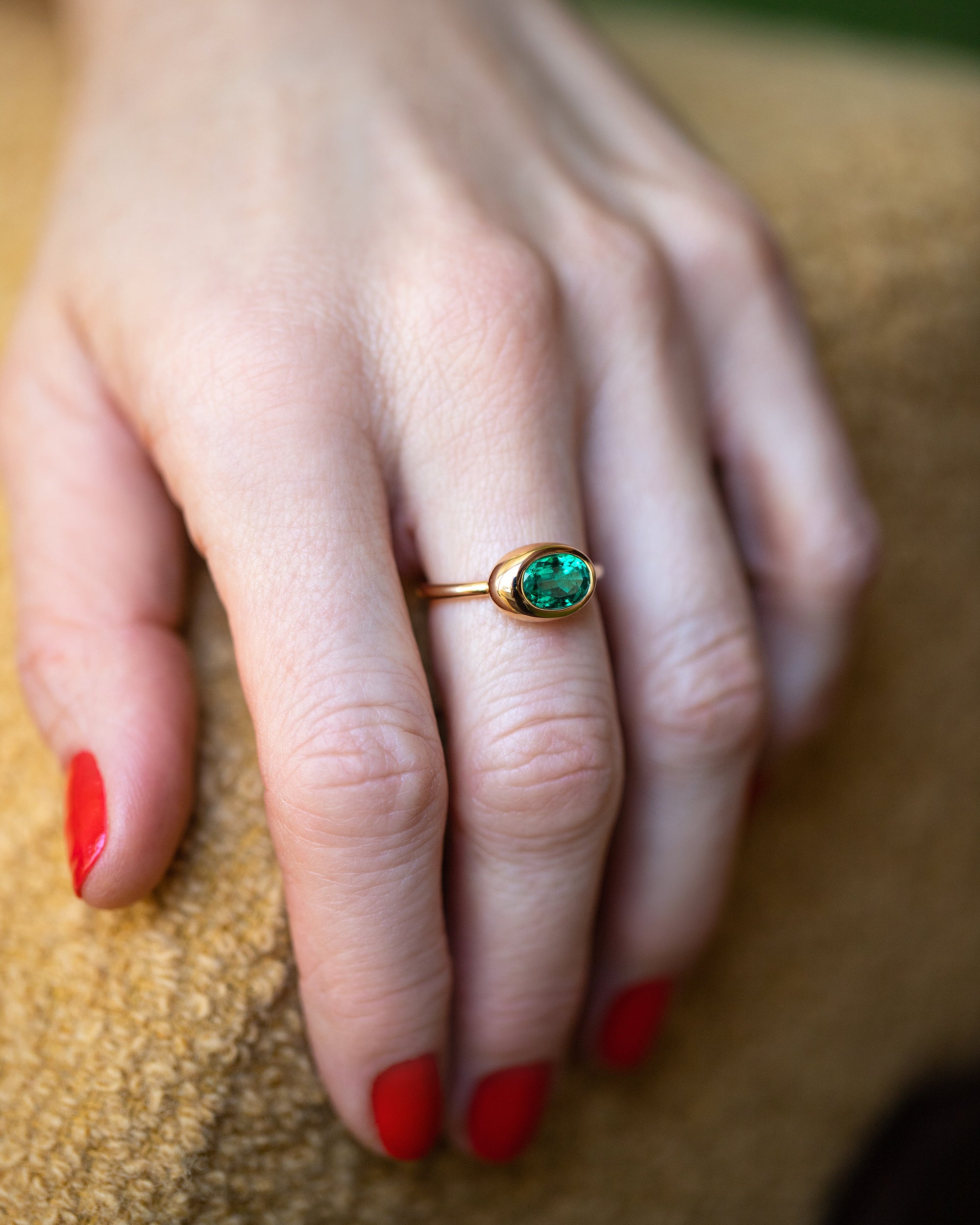 Equalize Ring - Oval Emerald - Image 4