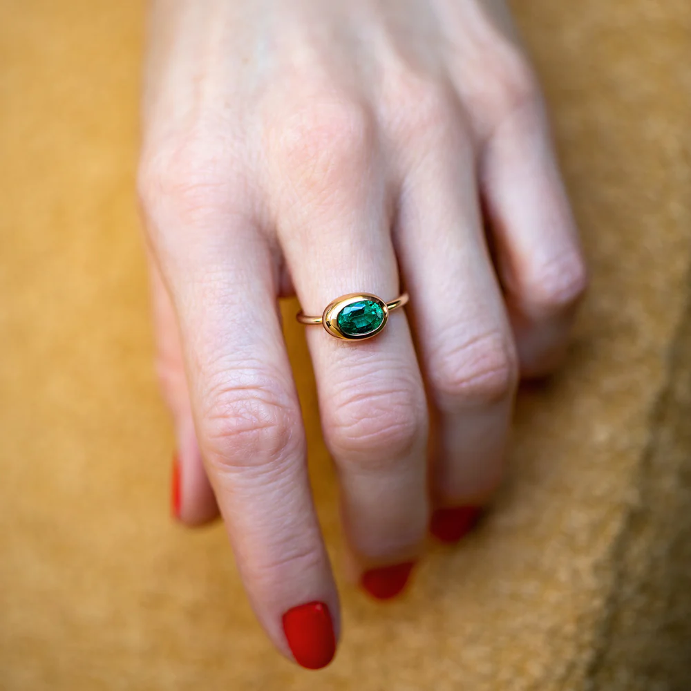 Equalize Ring - Oval Emerald - Image 5