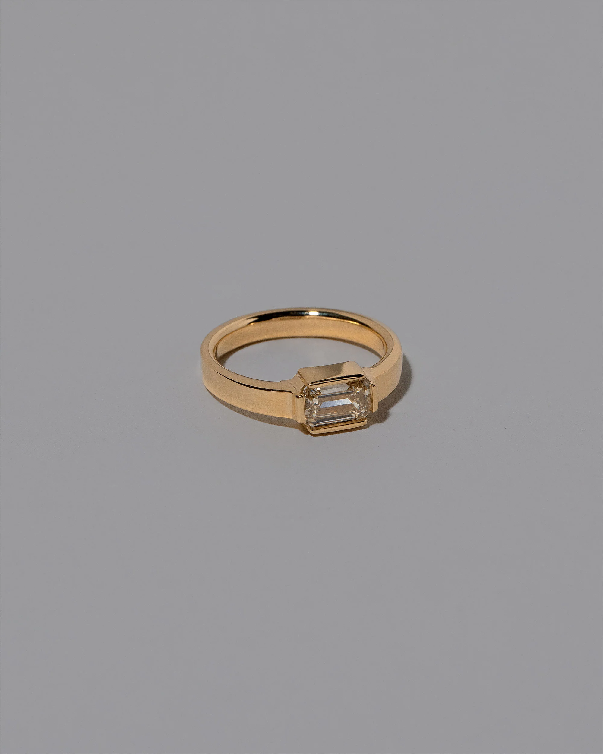 Fold Ring - Champagne Diamond - Image 2