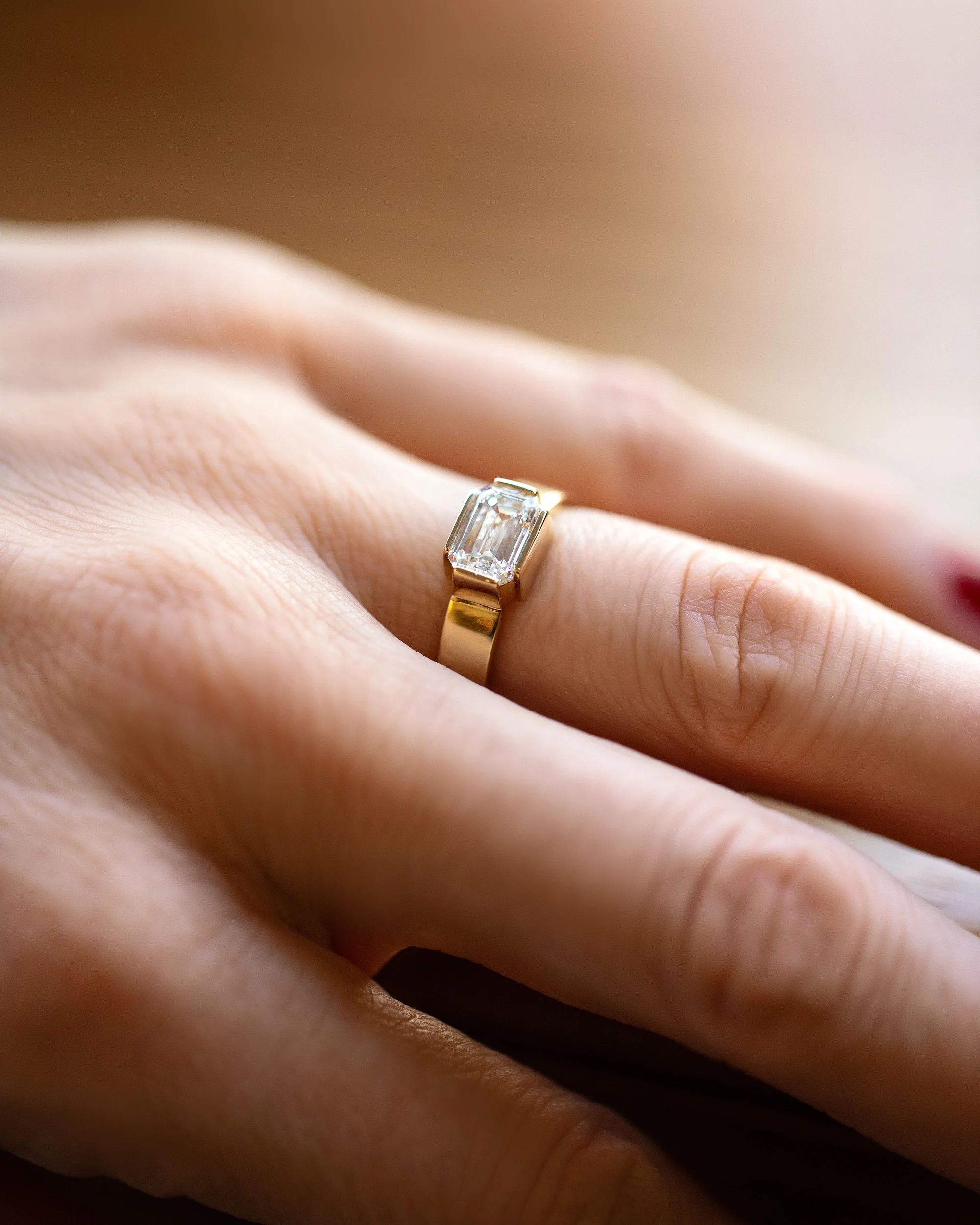 Fold Ring - Diamond - Image 4